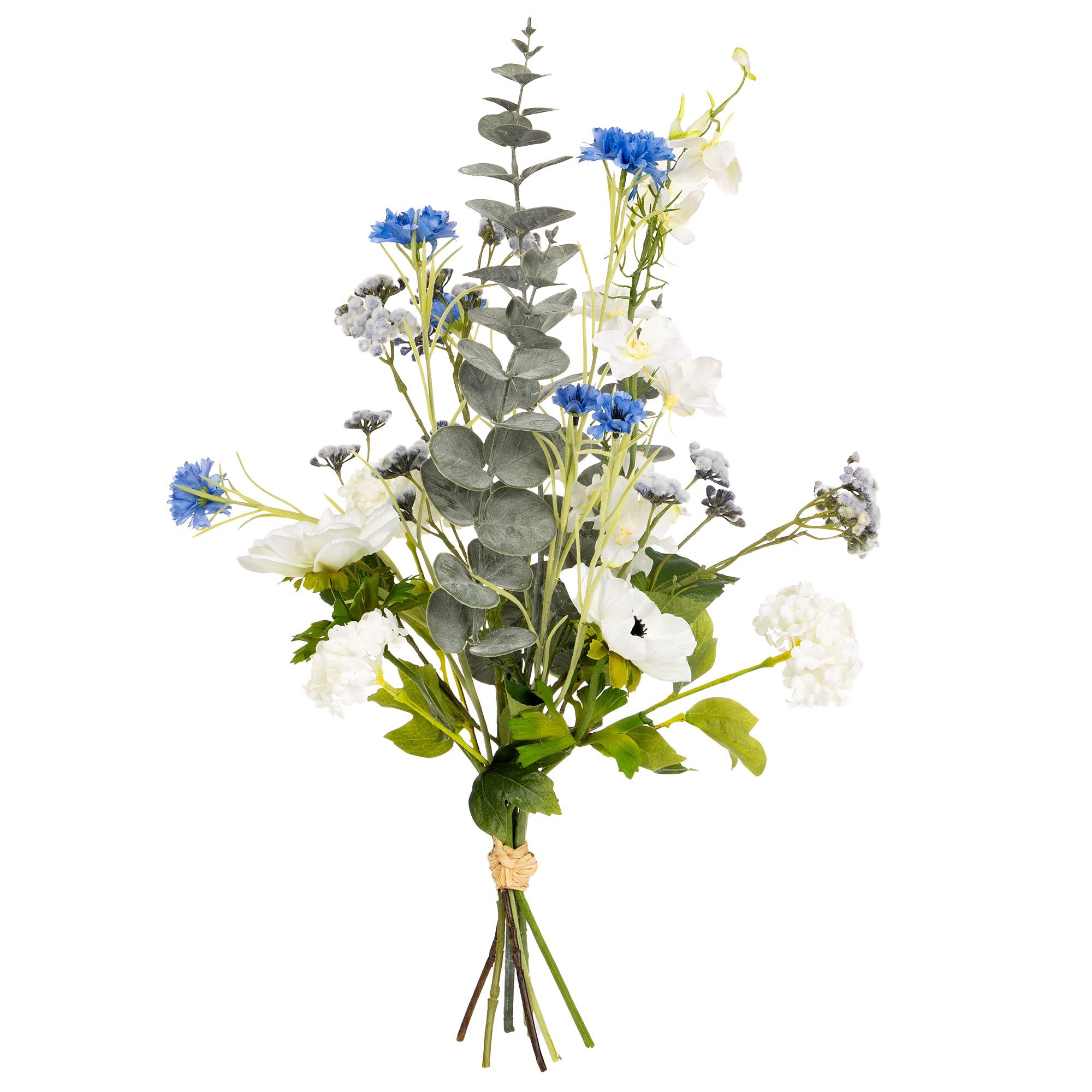 PUR FLEUR Premium-Bouquet Rittersporn & Anemone Höhe 75cm, Ø 25cm