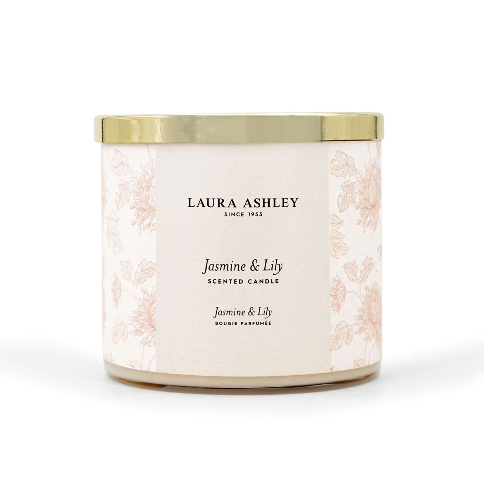 LAURA ASHLEY Duftkerze im Glas 3 Dochte bis 60h Brenndauer 400g