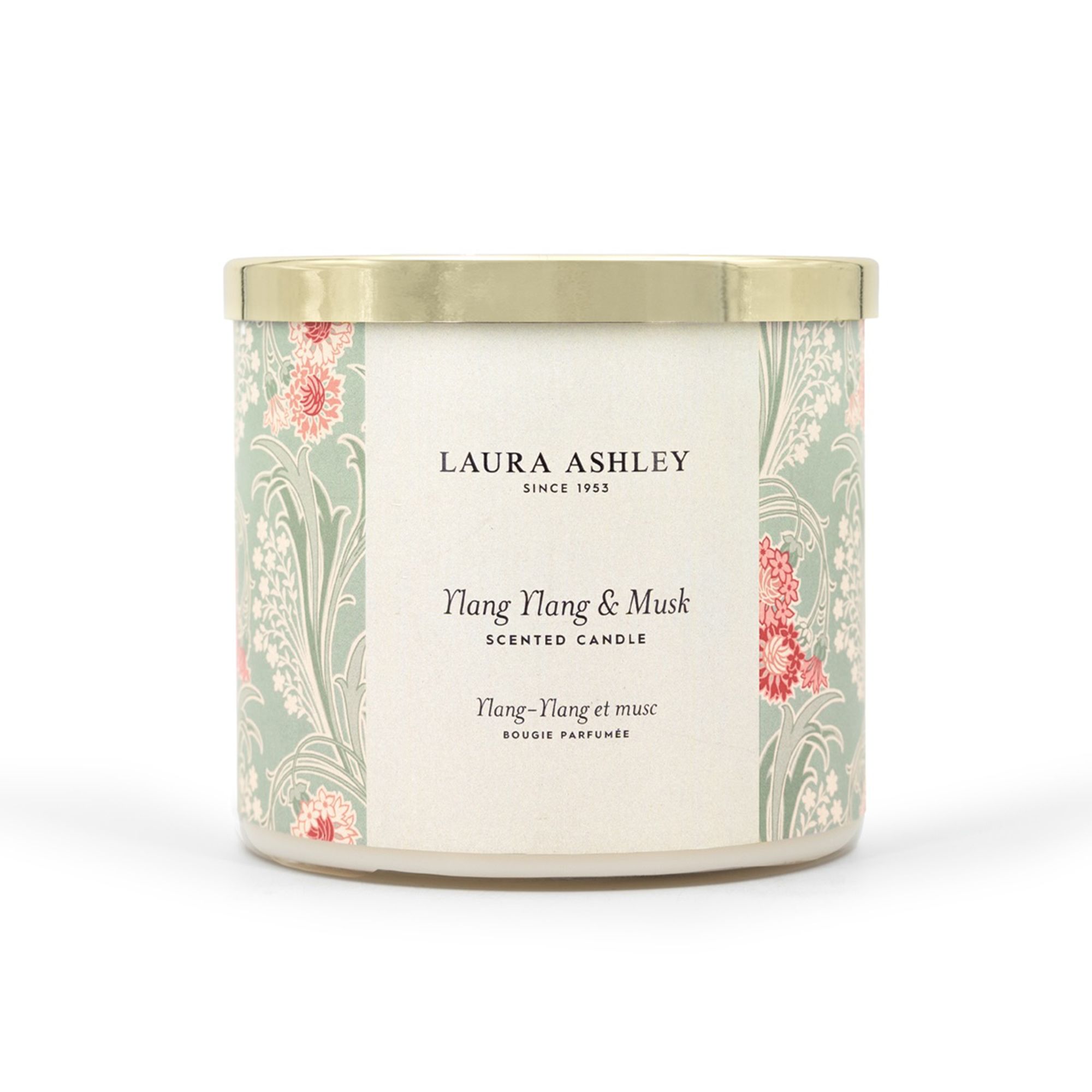 LAURA ASHLEY Duftkerze im Glas 3 Dochte bis 60h Brenndauer 400g