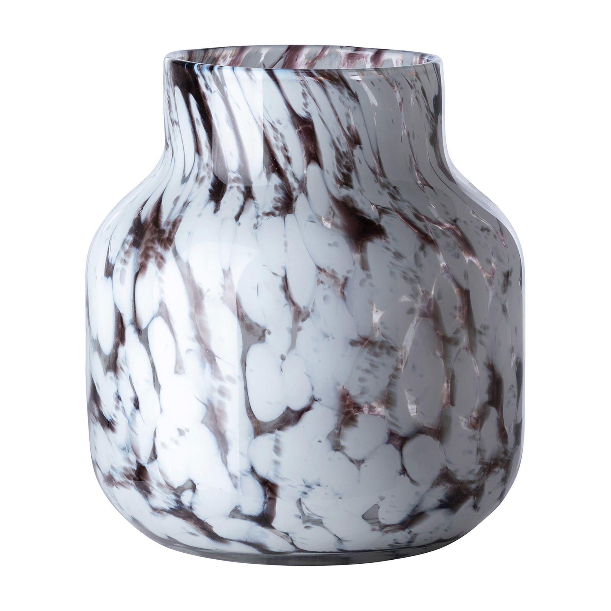 FINK Vase PANTEA Glas marmoriert mundgeblasen versch. Größen