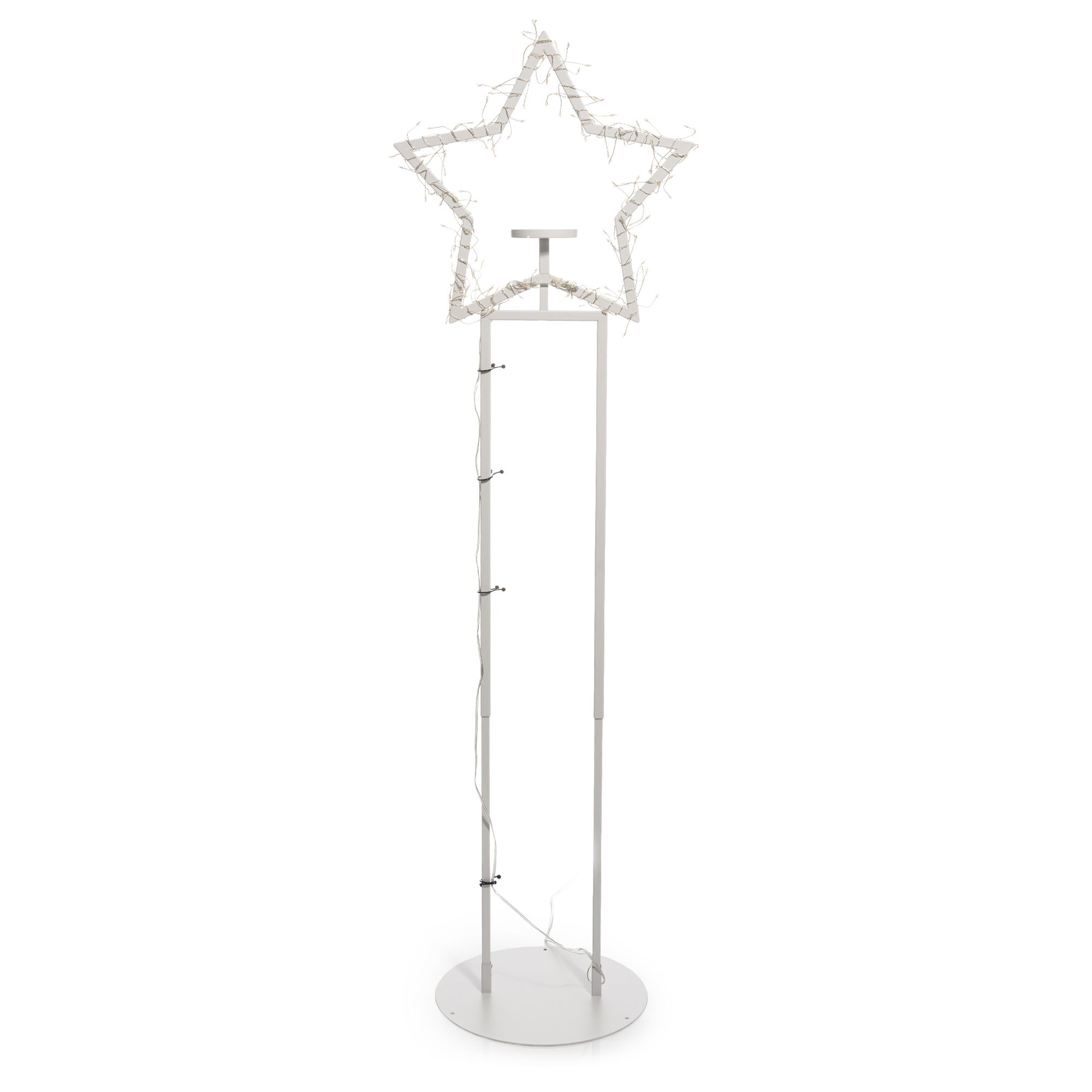 LUMIDA Xmas 6in1 LED-Dekoständer multifunktional 150 LEDs, outdoor Höhe ca. 125cm