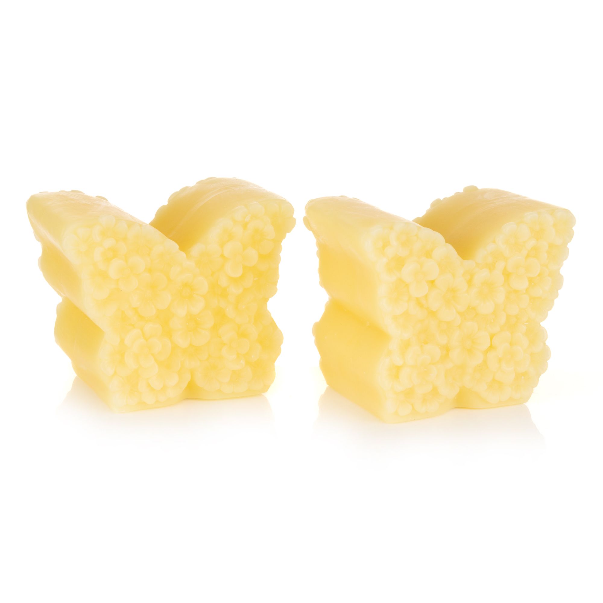 ELAMBIA 2 LED-Figurenkerzen Schmetterlinge 5h-Timerfunktion Höhe 10cm