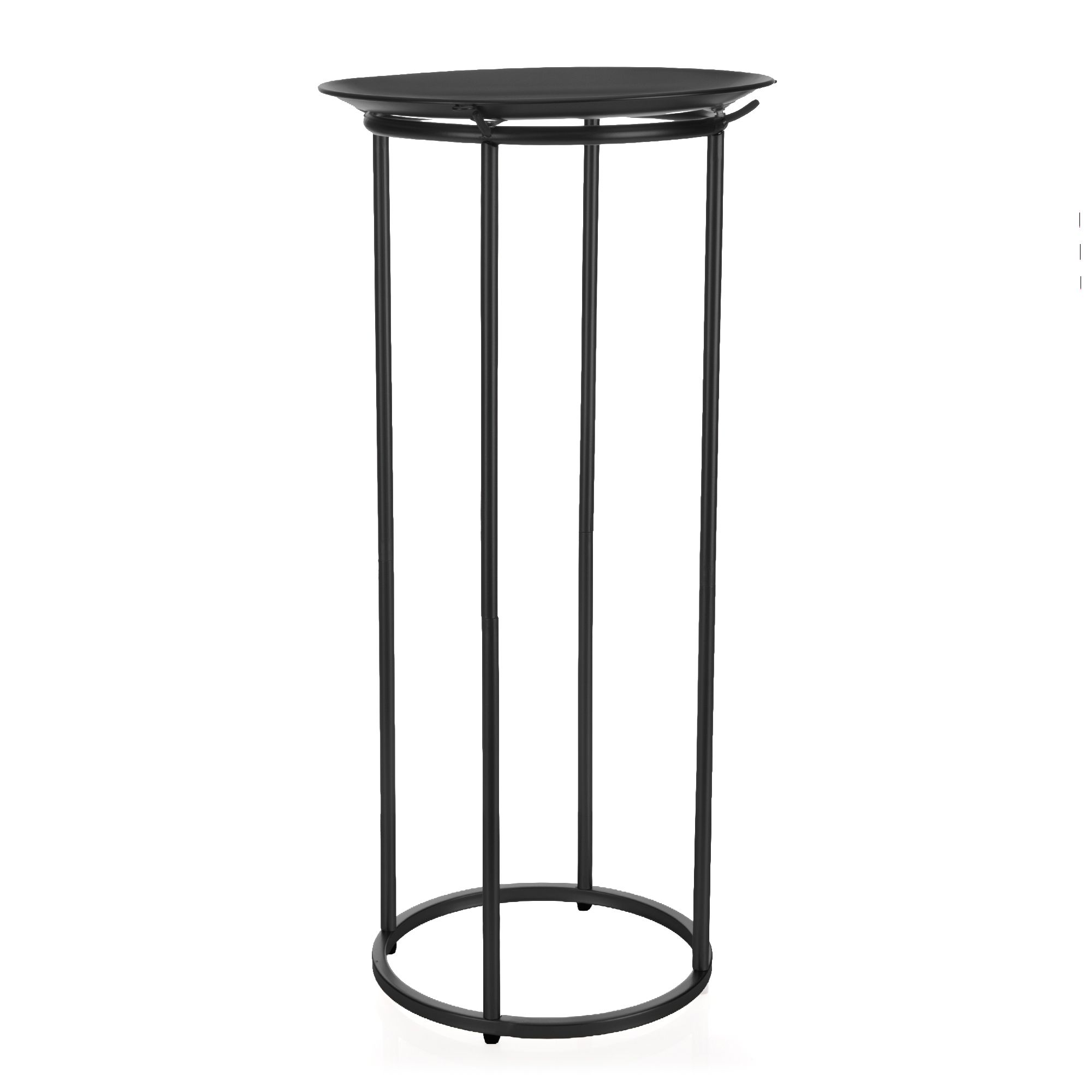 ABELLA Xmas Ständer & Dekoteller für Metallkranz Höhe 73cm, Ø 35cm