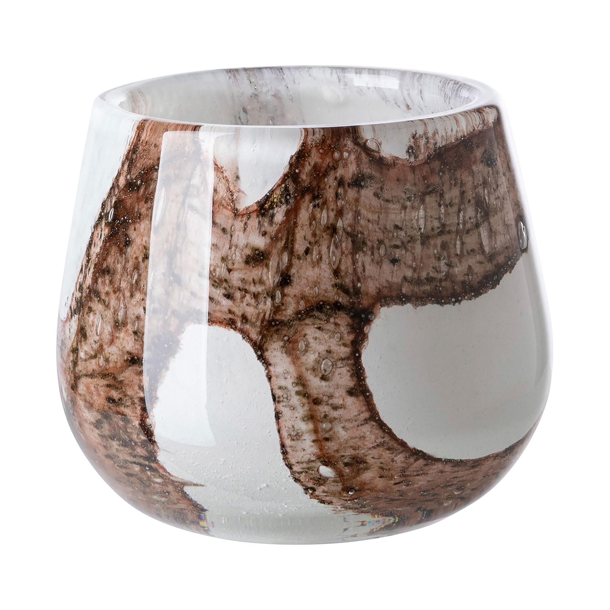 FINK Vase MELLA Glas marmoriert mundgeblasen versch. Größen