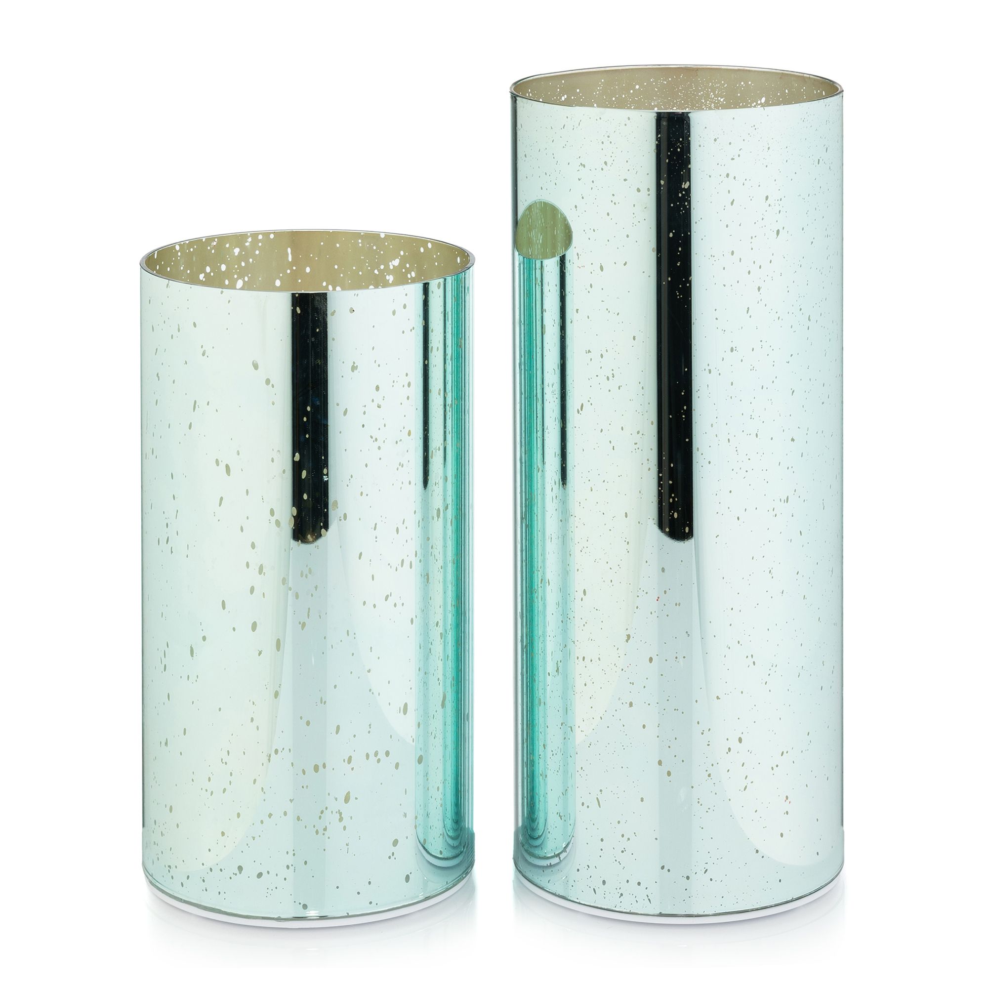 LUMIDA Casa 2 LEDGlaszylinder MercuryEffekt 5hTimerfunktion Höhe 18