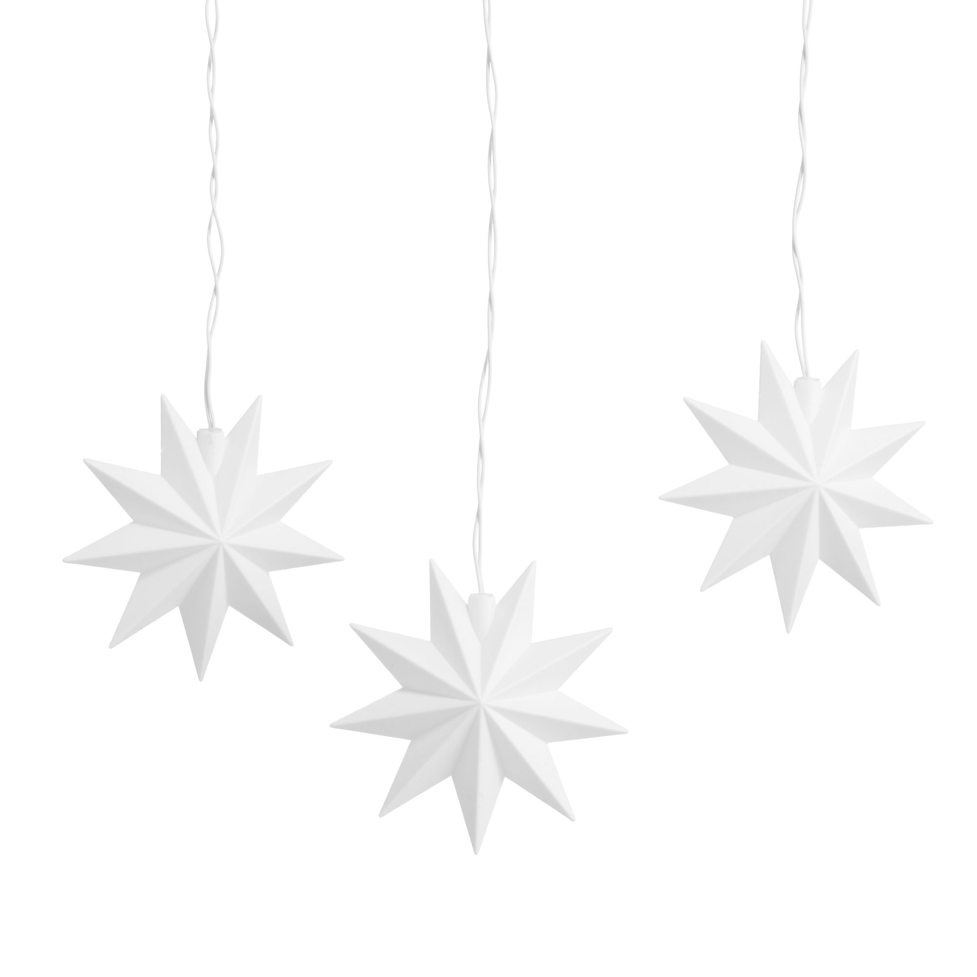 LUMIDA Xmas 3 LED-Dekosterne warmweiß/Farbwechsel outdoorgeeignet Farb-/Größenauswahl