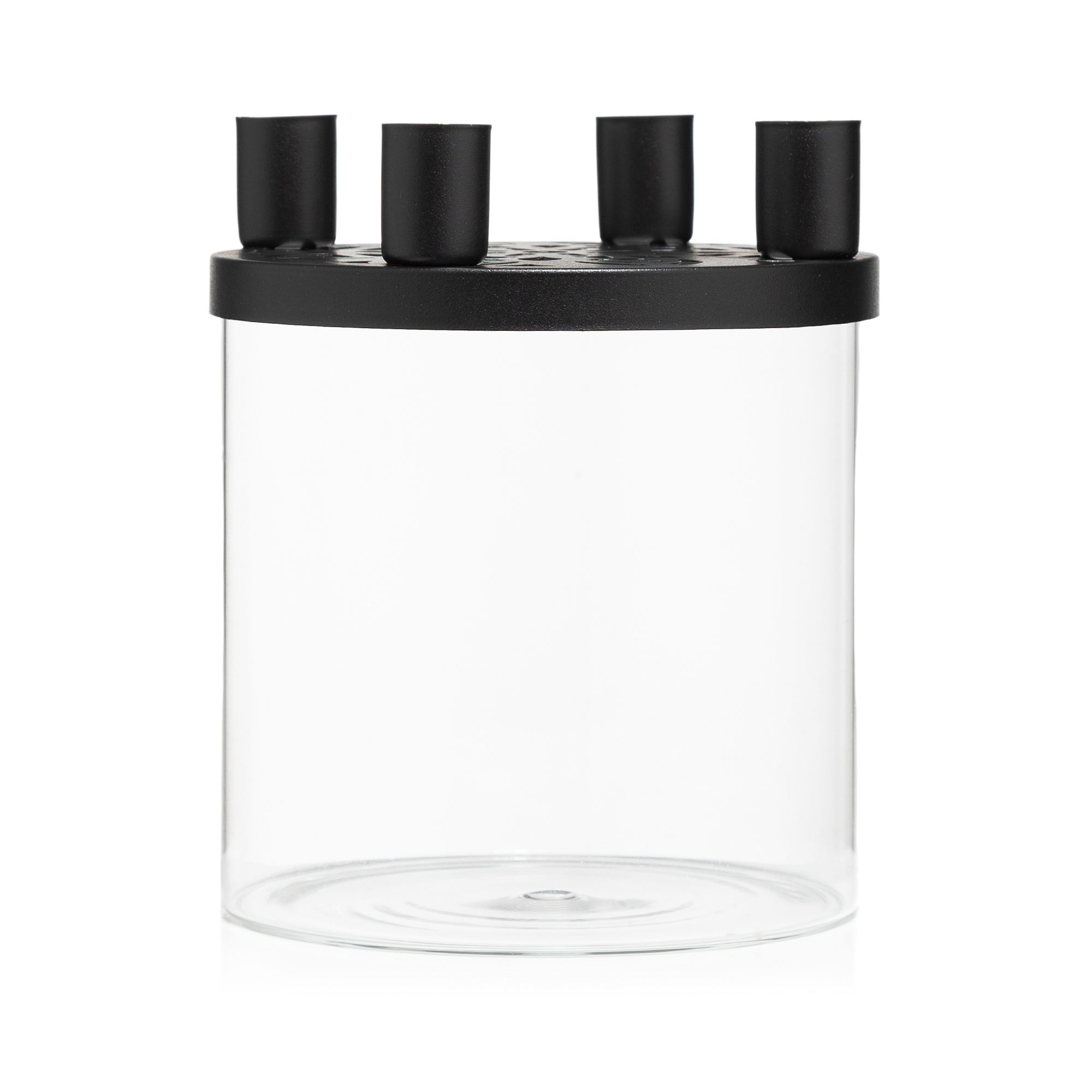 ELAMBIA 3in1-Kerzenhalter für Tafel- & Ø 15cm oder Stumpenkerzen Vase, 18cm, H