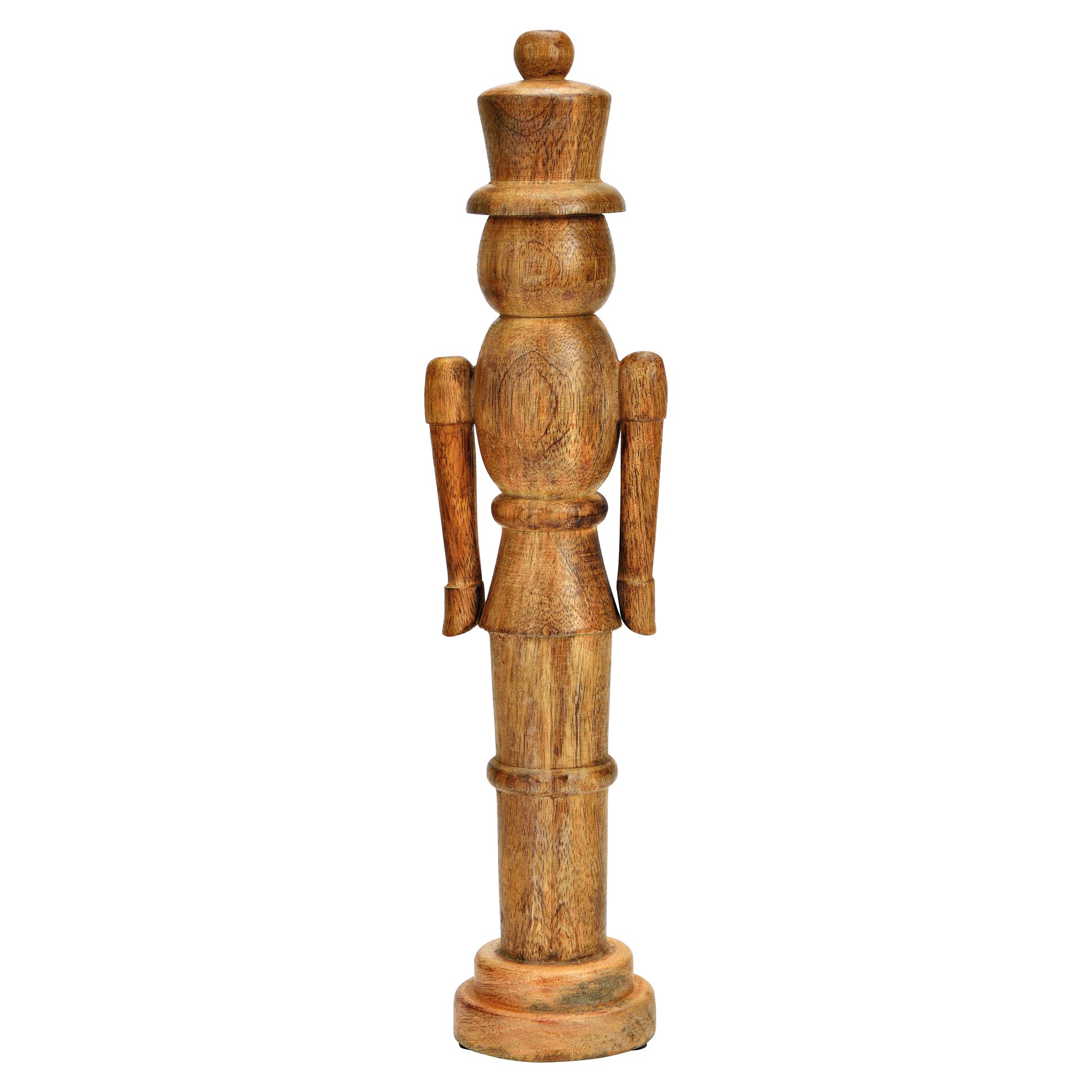 WURM Nussknacker aus Mangoholz natur ca. 9x40x9cm