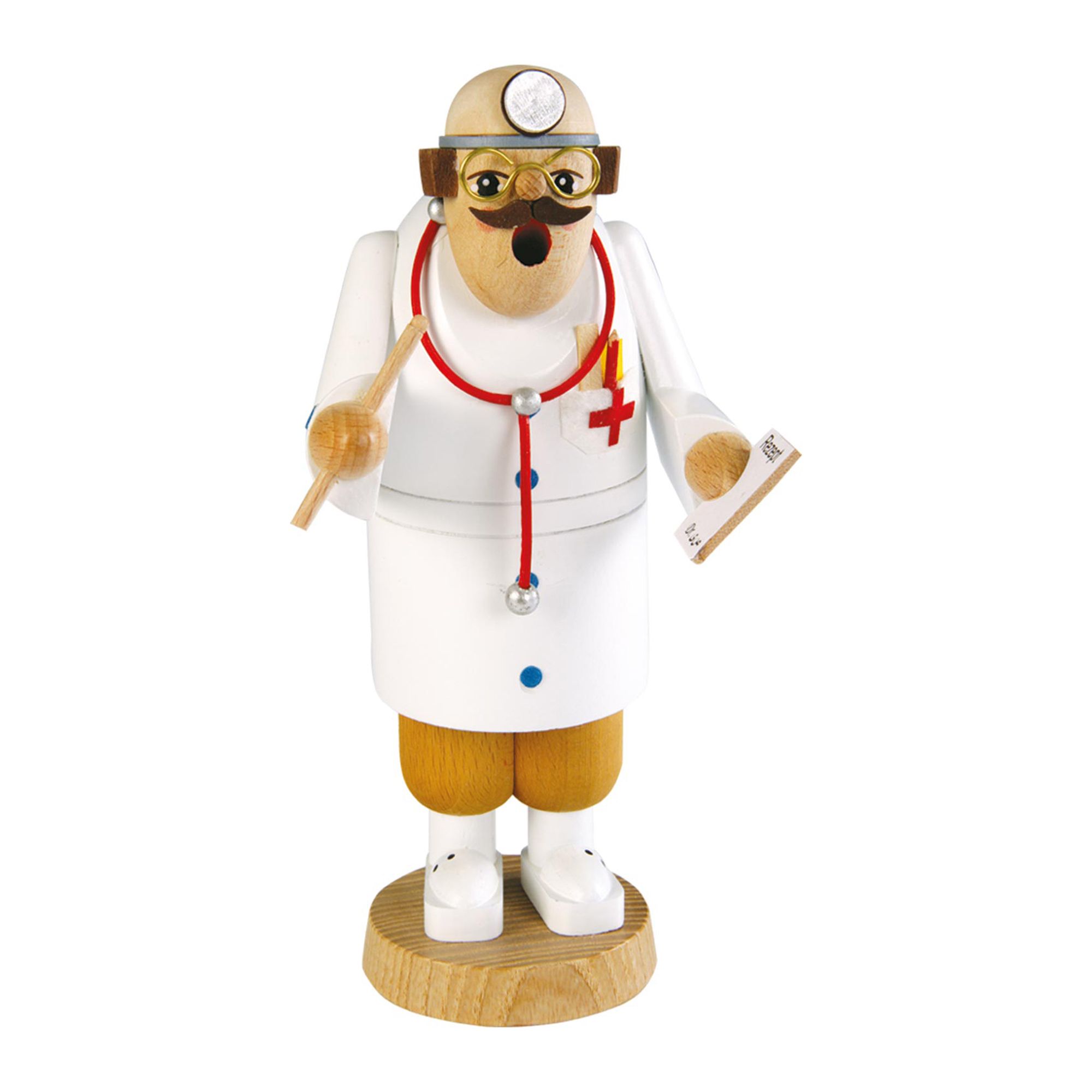 GLÄSSER SEIFFEN Räuchermännchen inkl. Räucherkerzen Starter-Set Höhe ca. 18cm