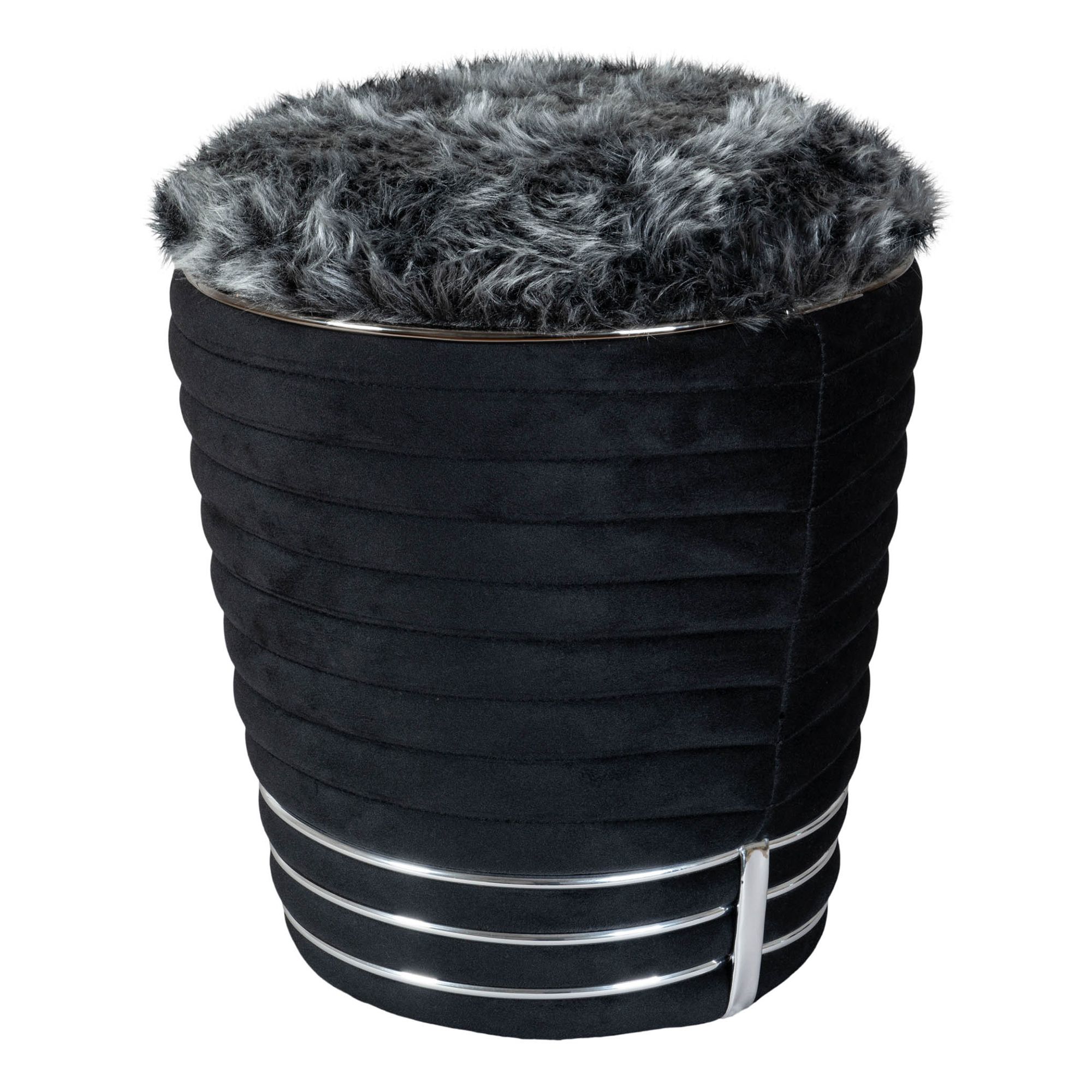 KAYOOM Hocker DORIC Stoffbezug ca. 42x42x50cm