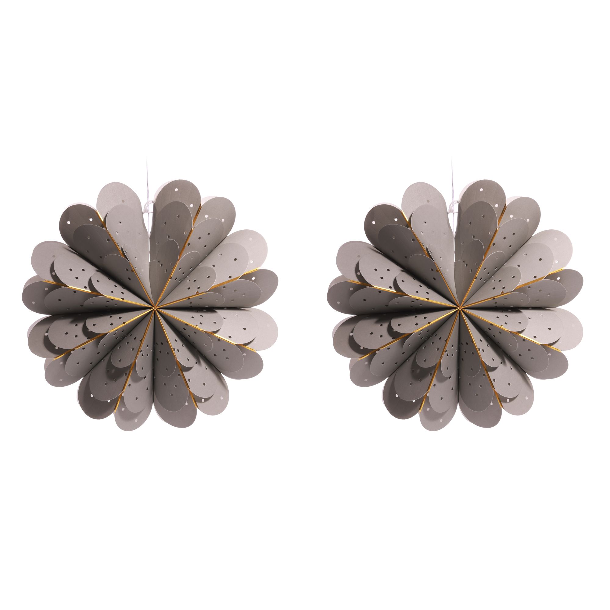 LUMIDA Xmas LED-Fensterdekoration Netzbetrieb 6h-Timerfunktion 2 Stück