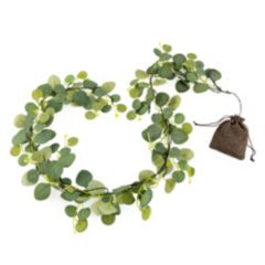 LUMIDA Xmas LED-Girlande Grünzweige outdoorgeeignet Timer, Länge 150cm