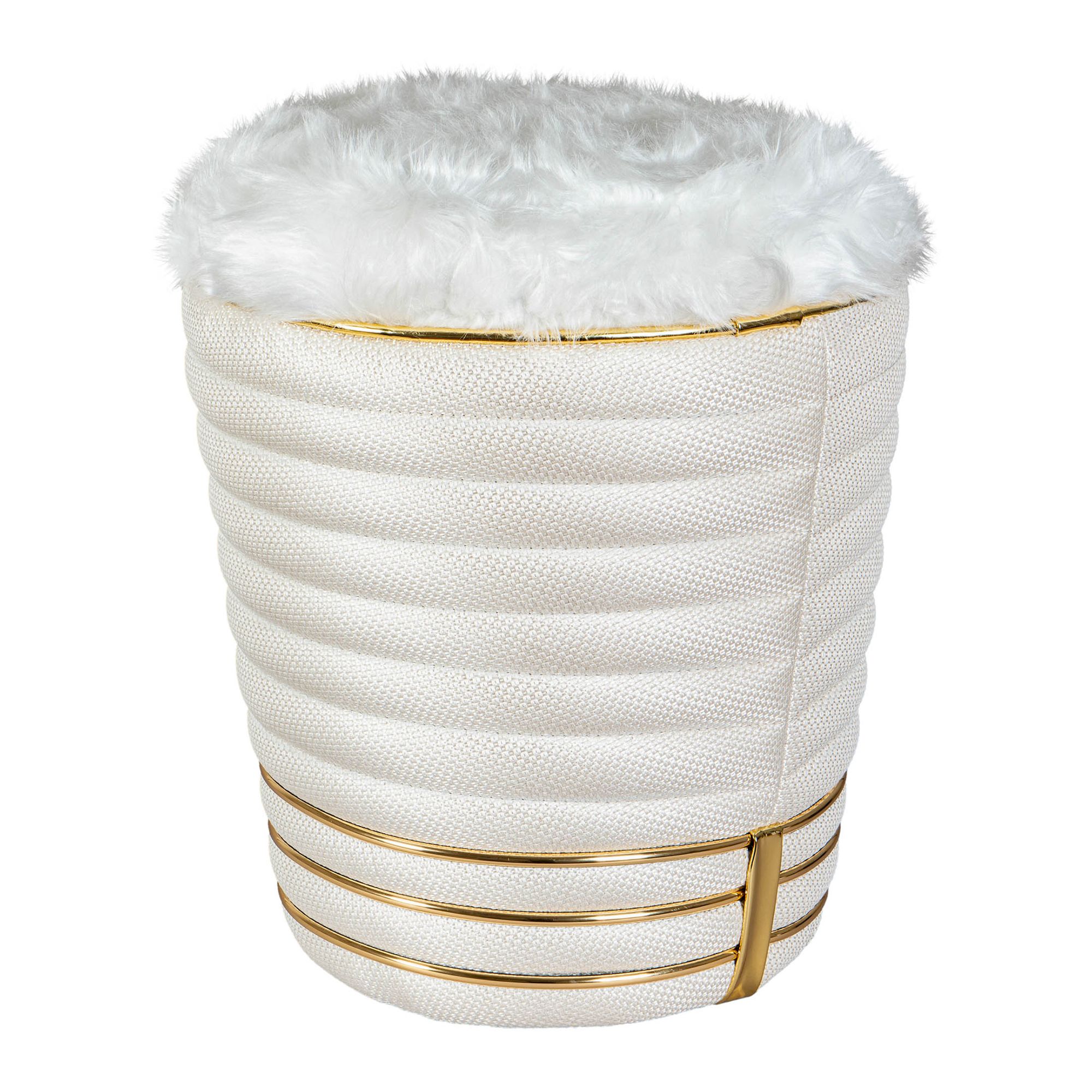 KAYOOM Hocker DORIC Stoffbezug ca. 42x42x50cm