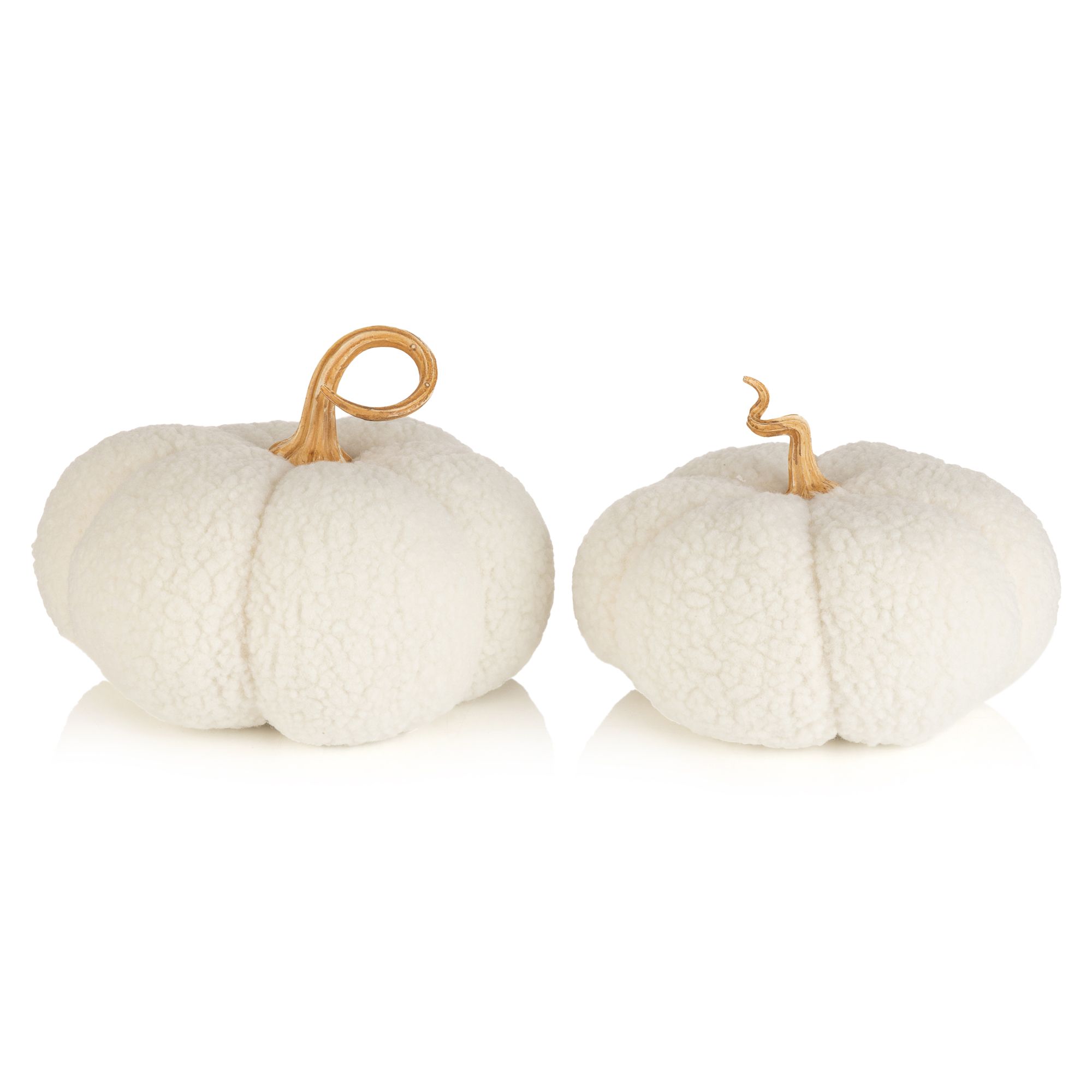 ABELLA Casa 2 Deko-Kürbisse Stoffüberzug Farb-/Designauswahl Ø 21cm & 25cm