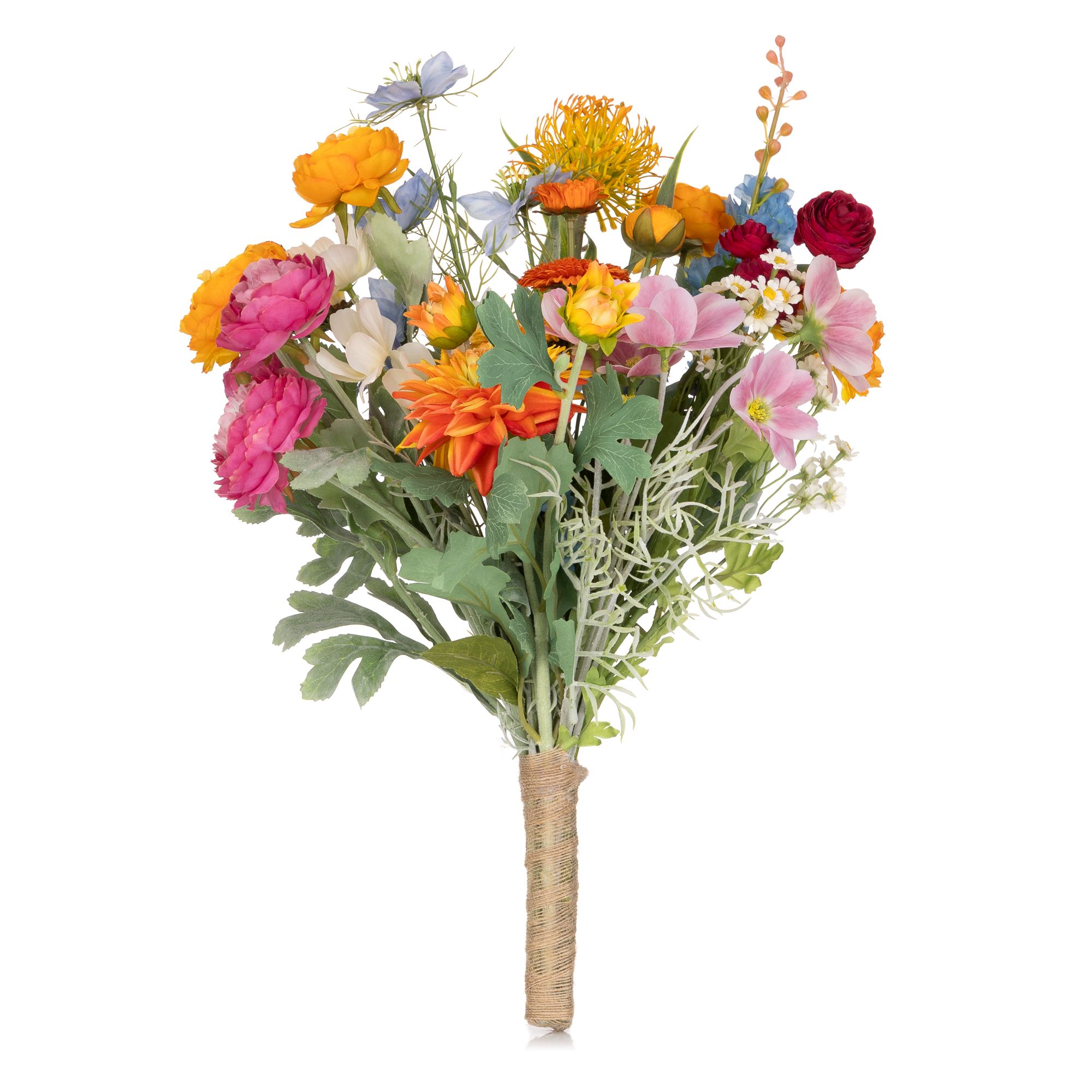 ABELLA Flora künstl. Bouquet prächtiger Blütenmix Farbauswahl Höhe 60cm