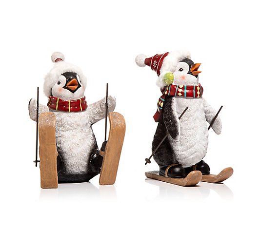 1,5 kg Chamdol Türstopper mit Weihnachts-Pinguin 