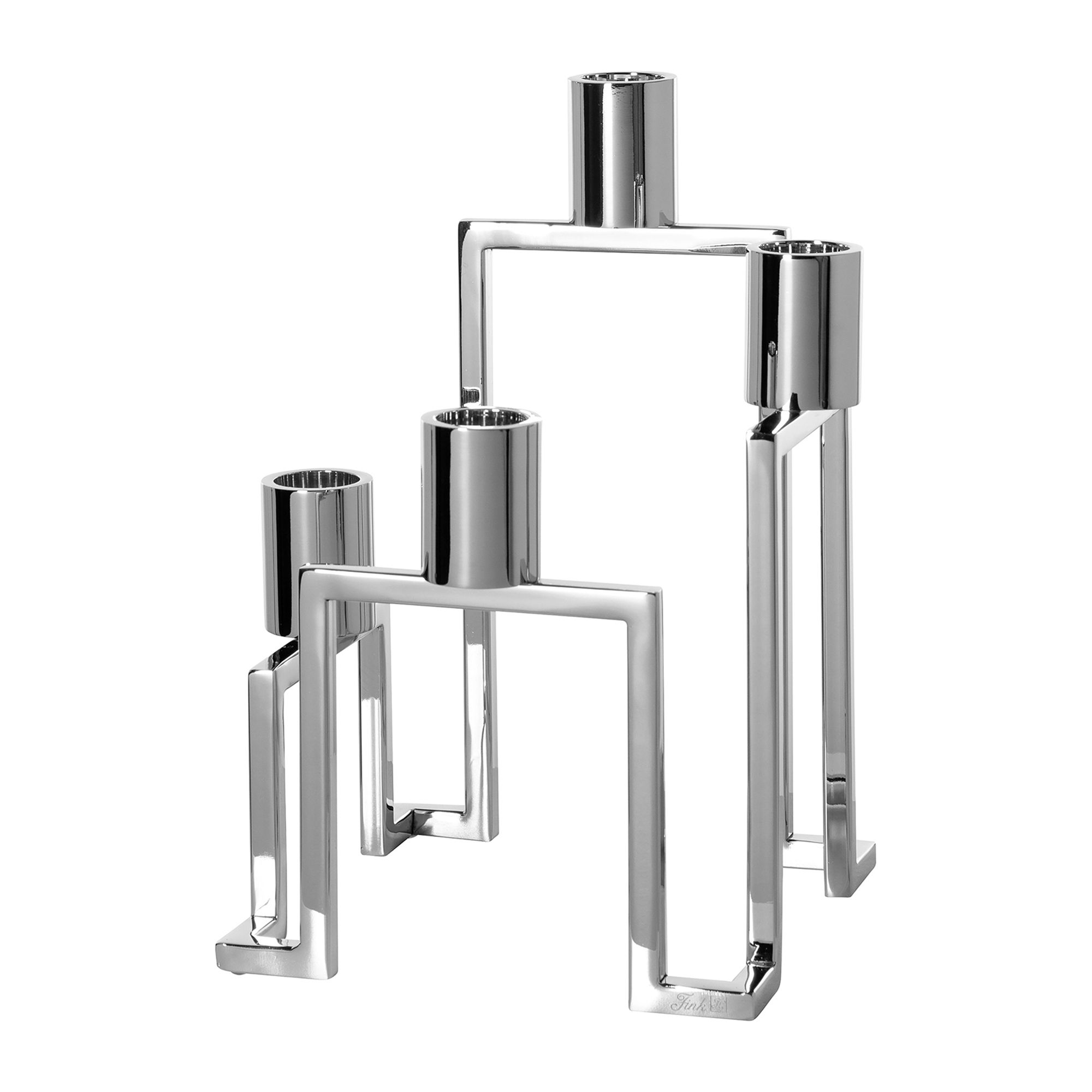 FINK Leuchter GRANT 4-flammig für Stabkerzen Höhe 28cm