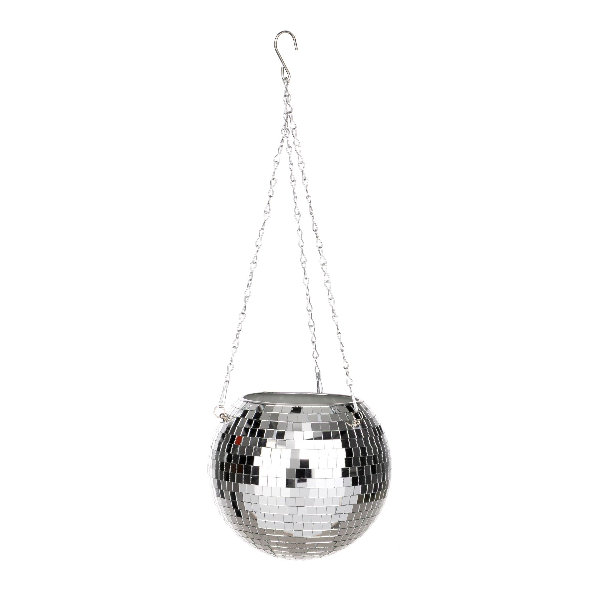 ABELLA Flora Hängeampel Diskokugel-Optik Größenauswahl