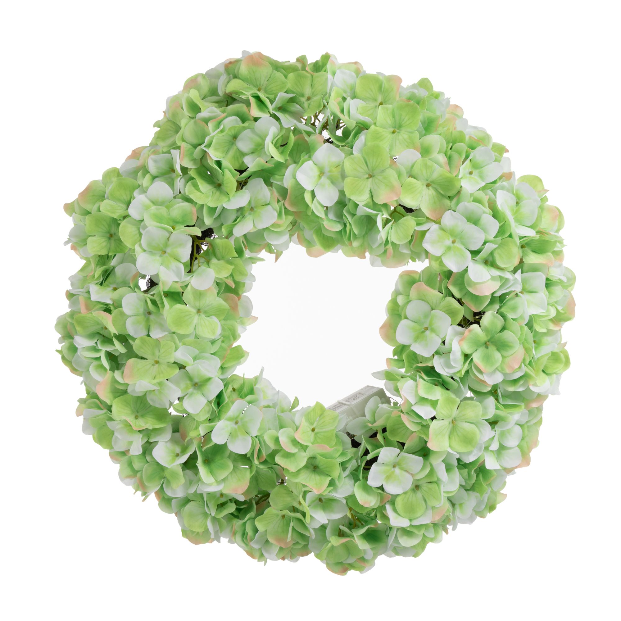 LUMIDA Flora künstl. Hortensien Kranz, Realtouch-Look outdoorgeeignet Ø 50cm