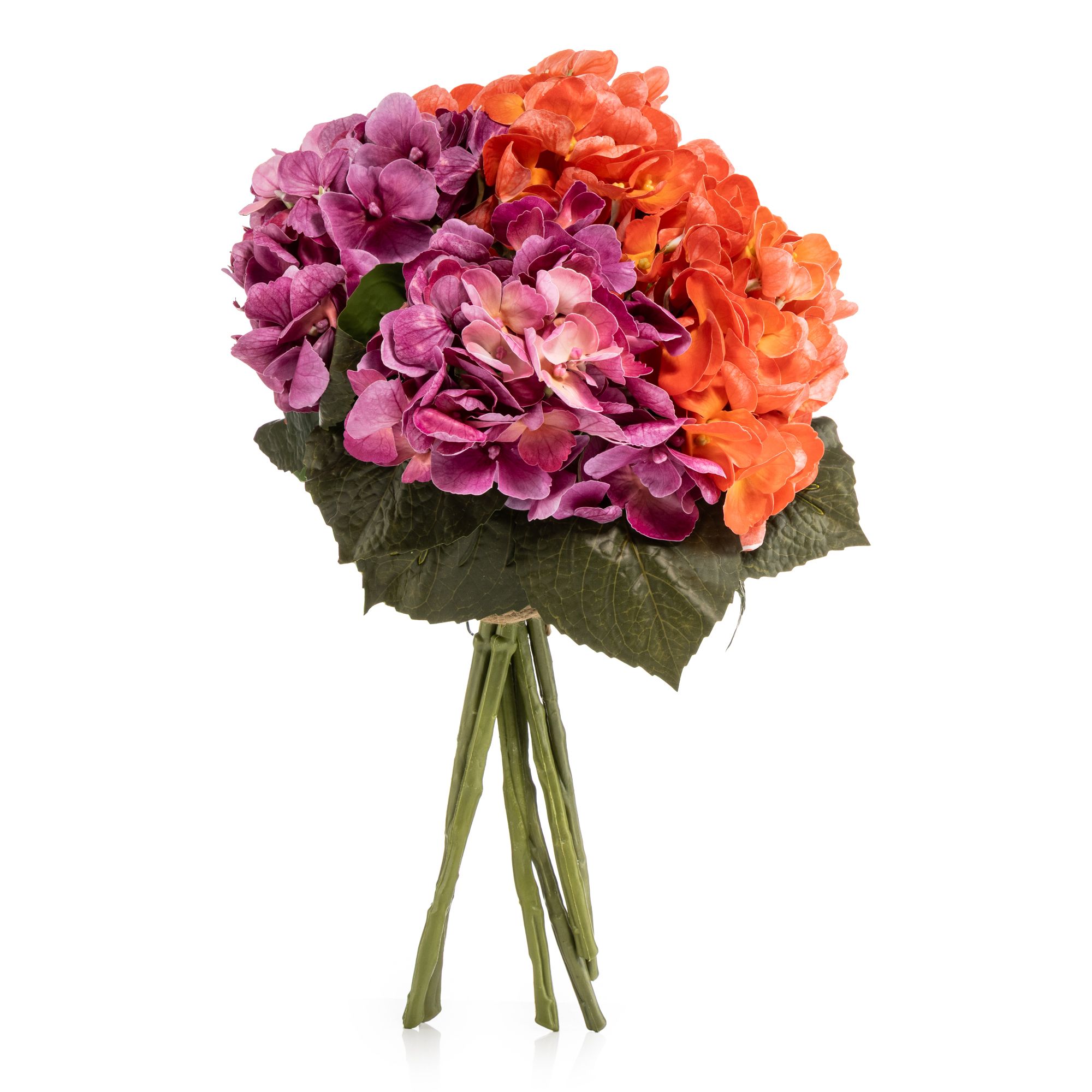 ABELLA Flora künstl. Bouquet Hortensien Realtouch-Effekt Höhe 37cm