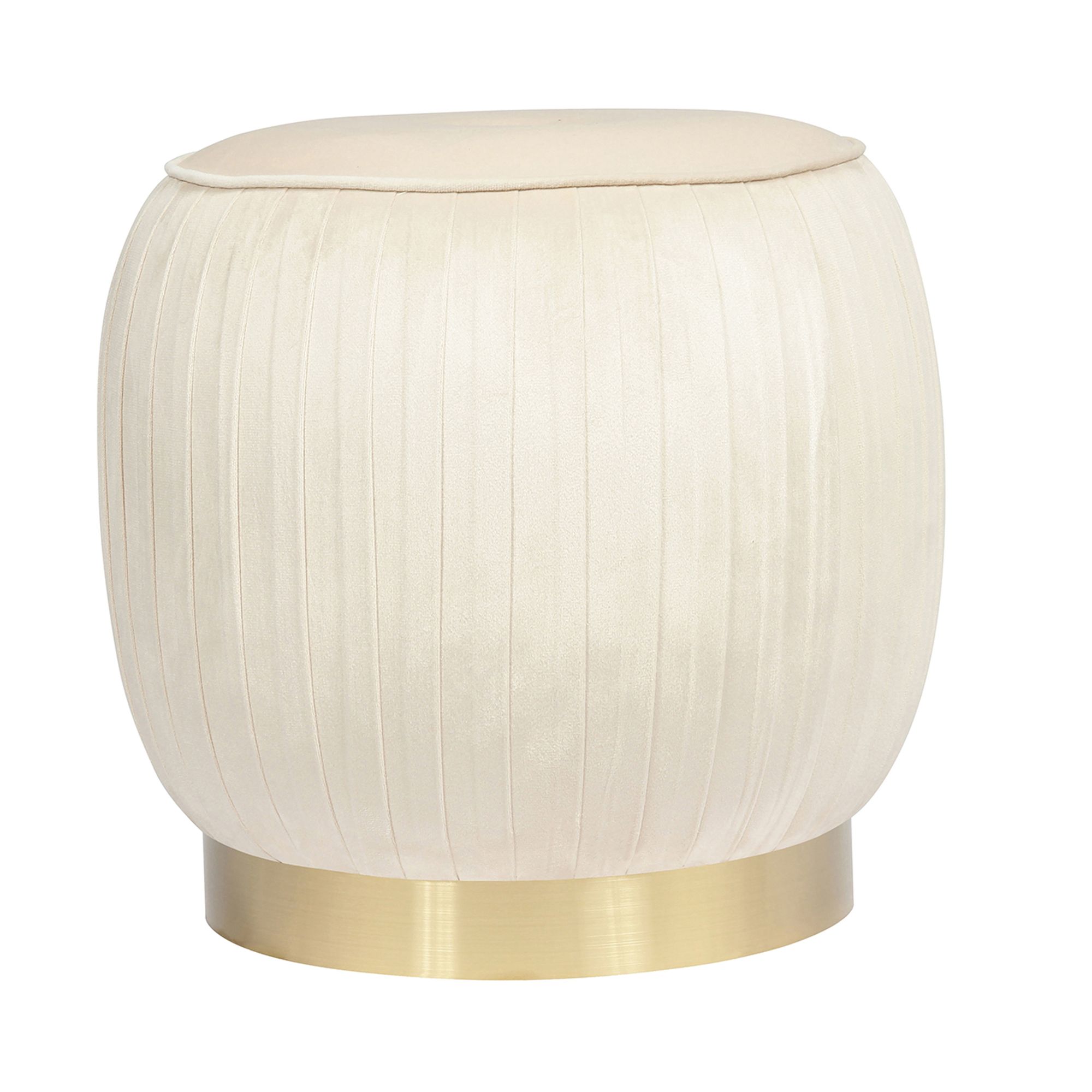 KAYOOM Hocker Lyla Samtbezug Höhe 42cm