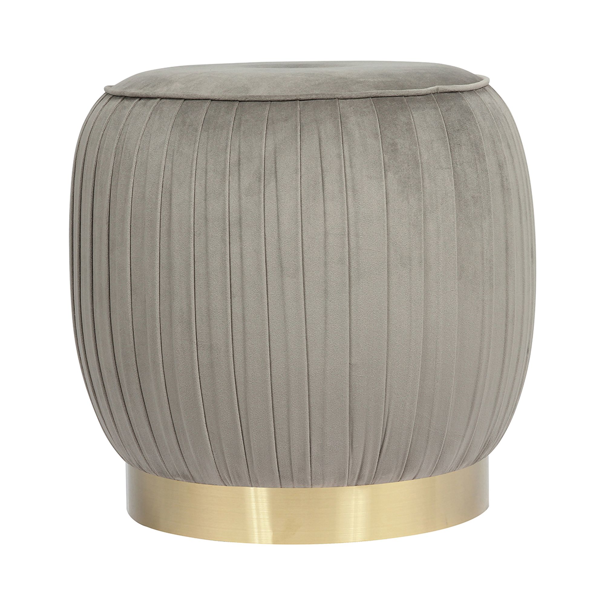 KAYOOM Hocker Lyla Samtbezug Höhe 42cm