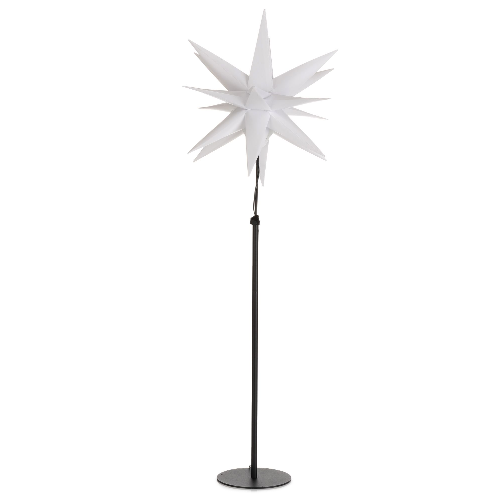LUMIDA Xmas 2in1 Leuchtstern inkl. Metall-Fuß outdoorgeeignet Farb- & Größenauswahl