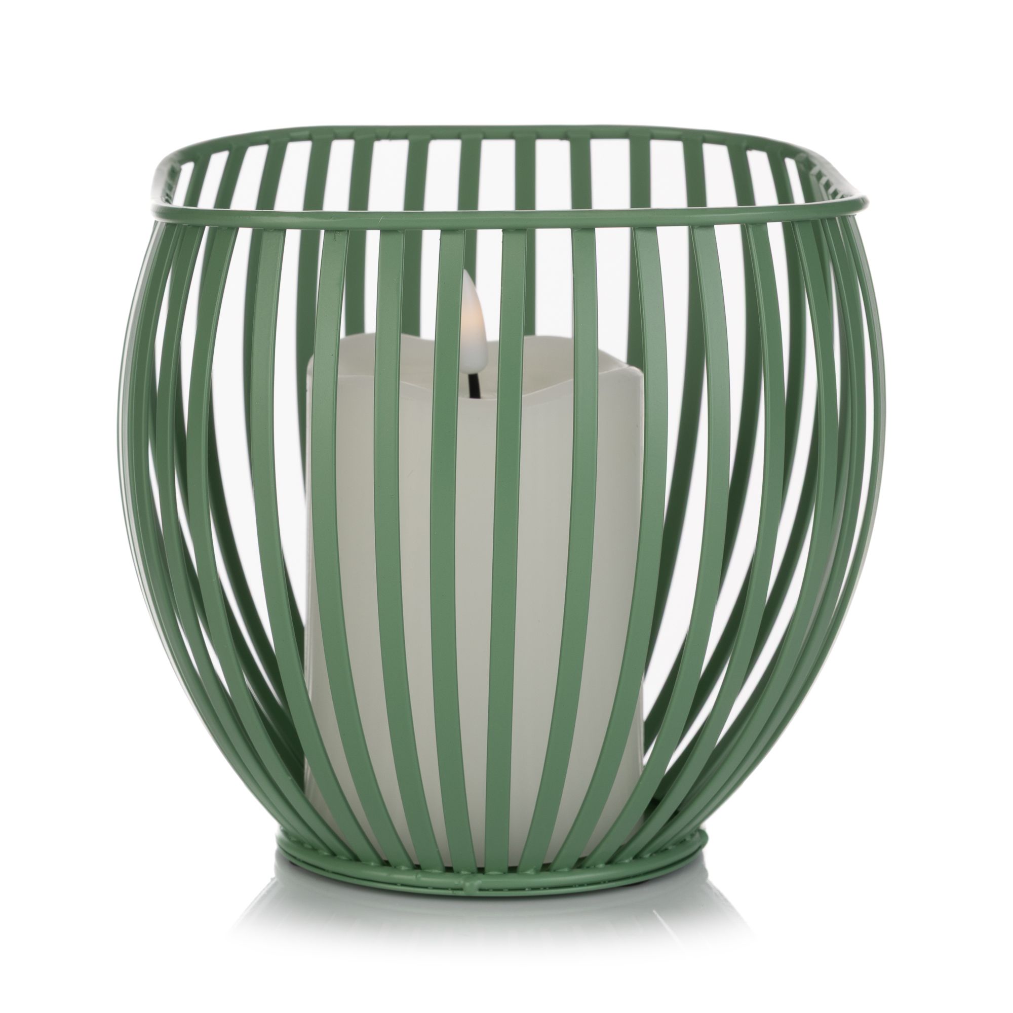 ELAMBIA LED-Kerze in Design-Windlicht Flamme Luma, Timer Größen-/Farbauswahl