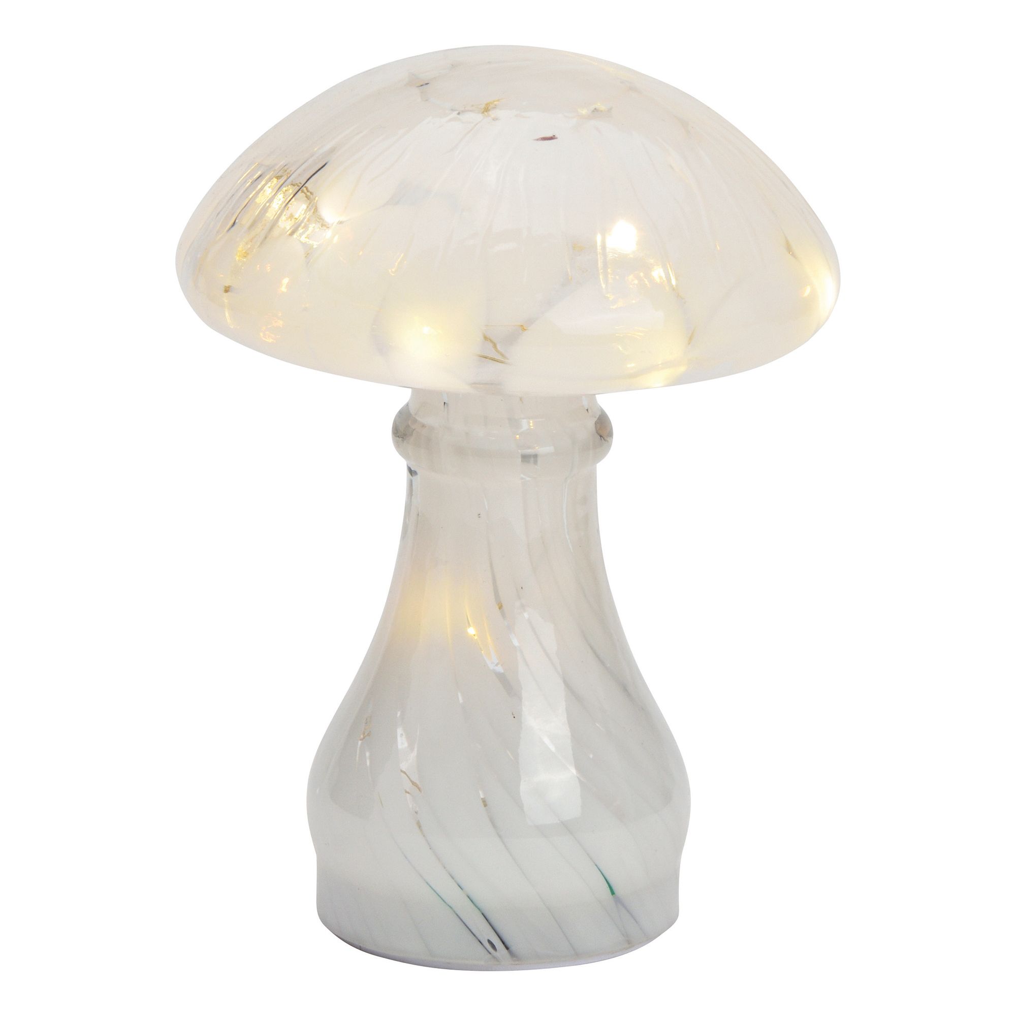 WURM LED-Dekoration Craquelé-Glas Timerfunktion Design-/Größenauswahl