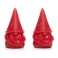 ELAMBIA 2 LED-Figurenkerzen Weihnachtswichtel 5h-Timerfunktion Höhe 14,5cm