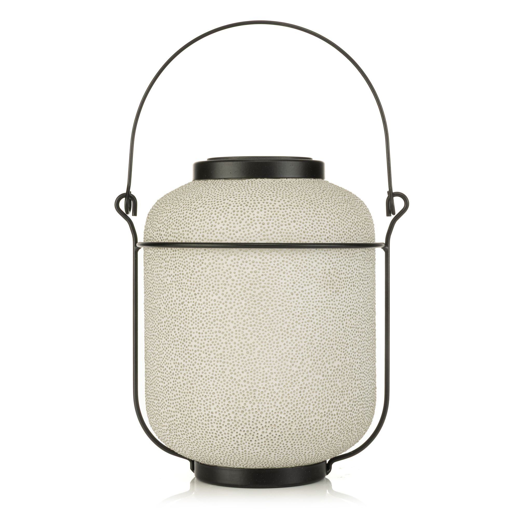 LUMIDA Garden Solar-Laterne Mosaik-Glas zum Hängen Höhe 24cm