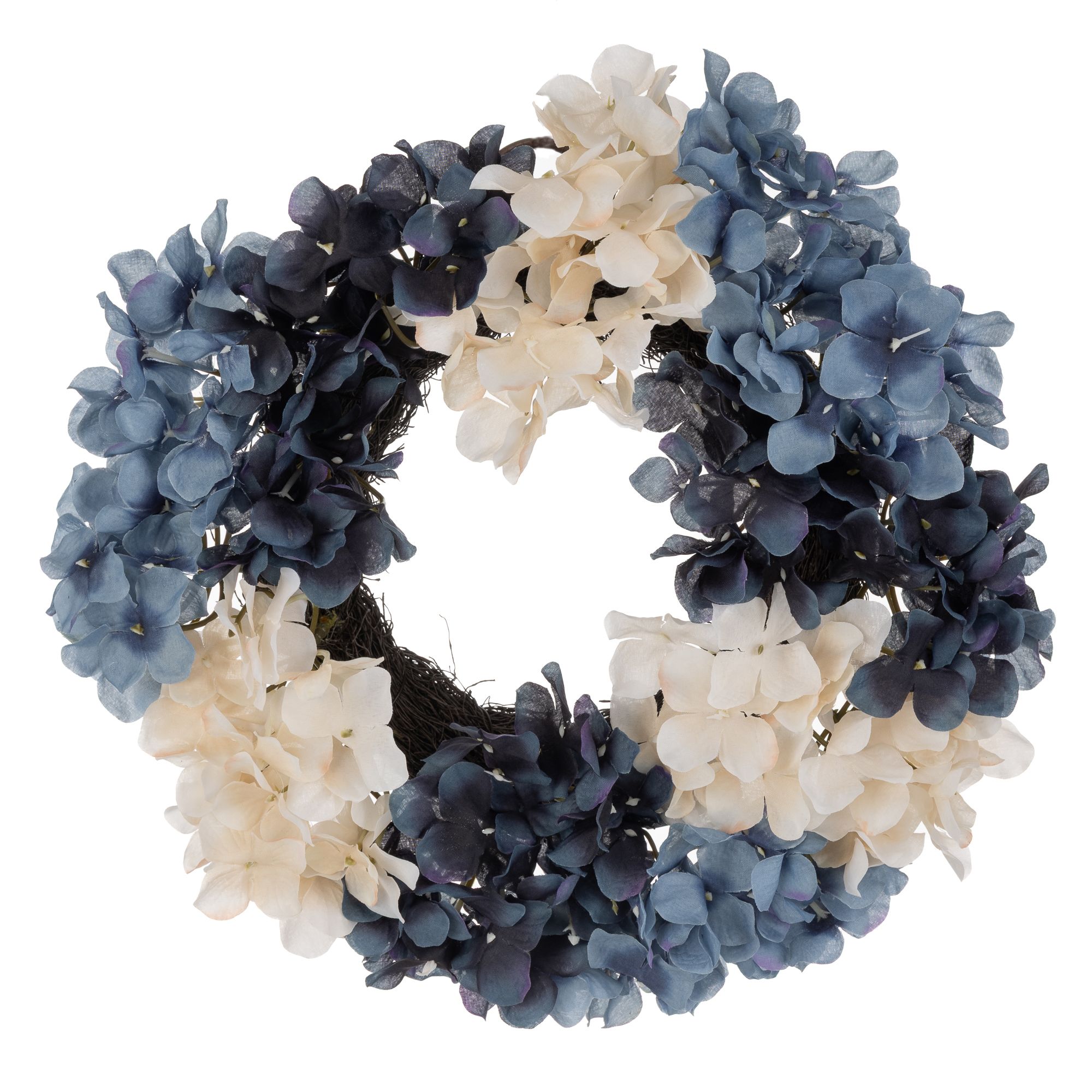 ABELLA Flora künstl. Dekokranz Hortensienblüten Ø 30cm