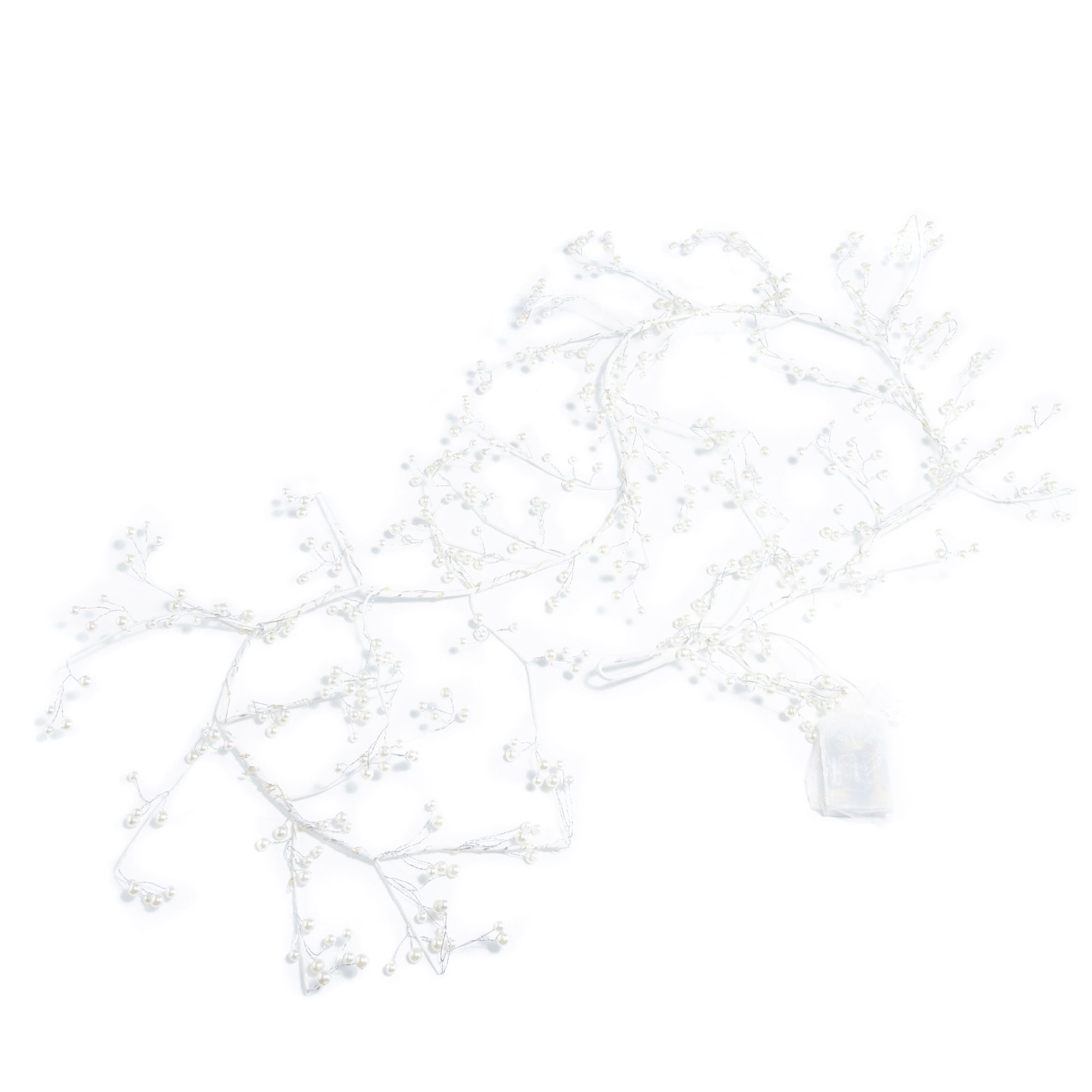 LUMIDA Xmas Perlenlichterkette 50 Micro-LEDs 6h-Timerfunktion Länge ca. 180cm