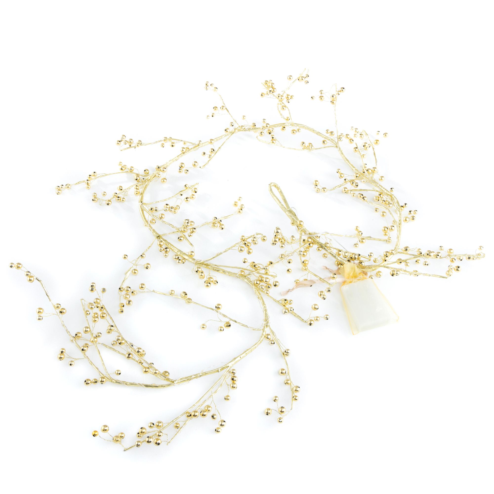 LUMIDA Xmas Perlenlichterkette 50 Micro-LEDs 6h-Timerfunktion Länge ca. 180cm