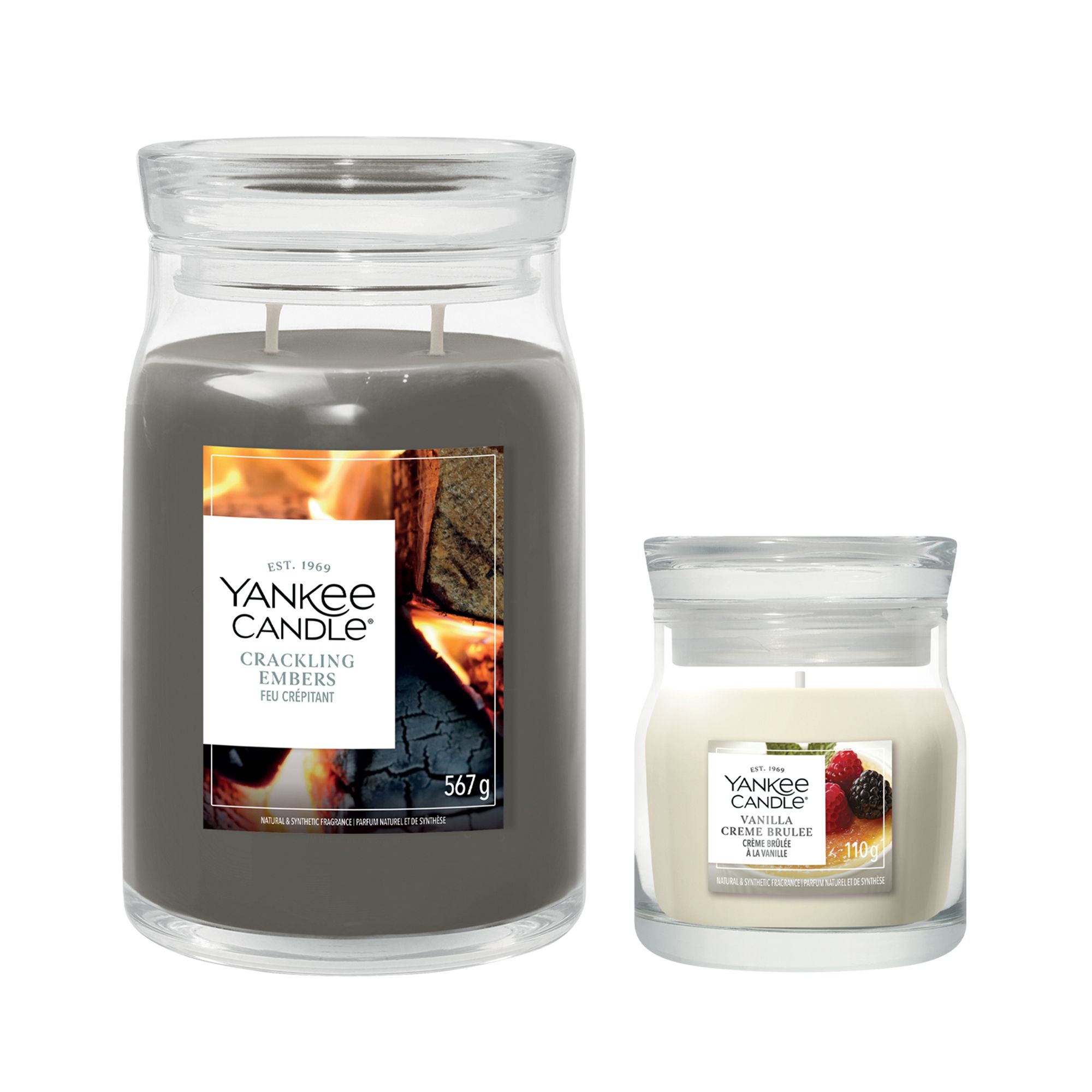 YANKEE CANDLE® Duftkerzen-Set Signature Line 1x Large Jar & 1x Small Jar