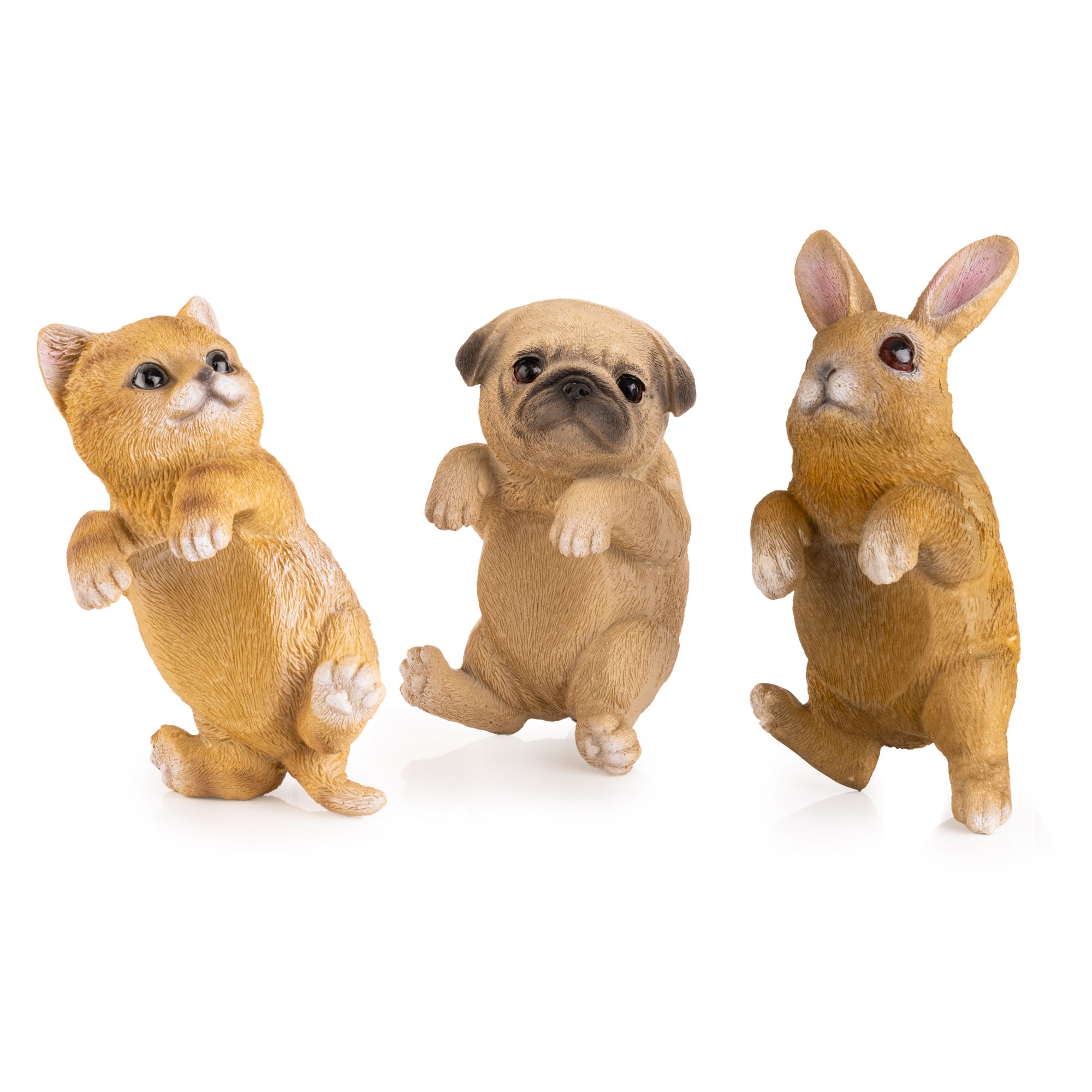 ABELLA Casa 3 Topf-Hänger Tierbabys outdoorgeeignet Höhe 12,8cm - 15,8cm