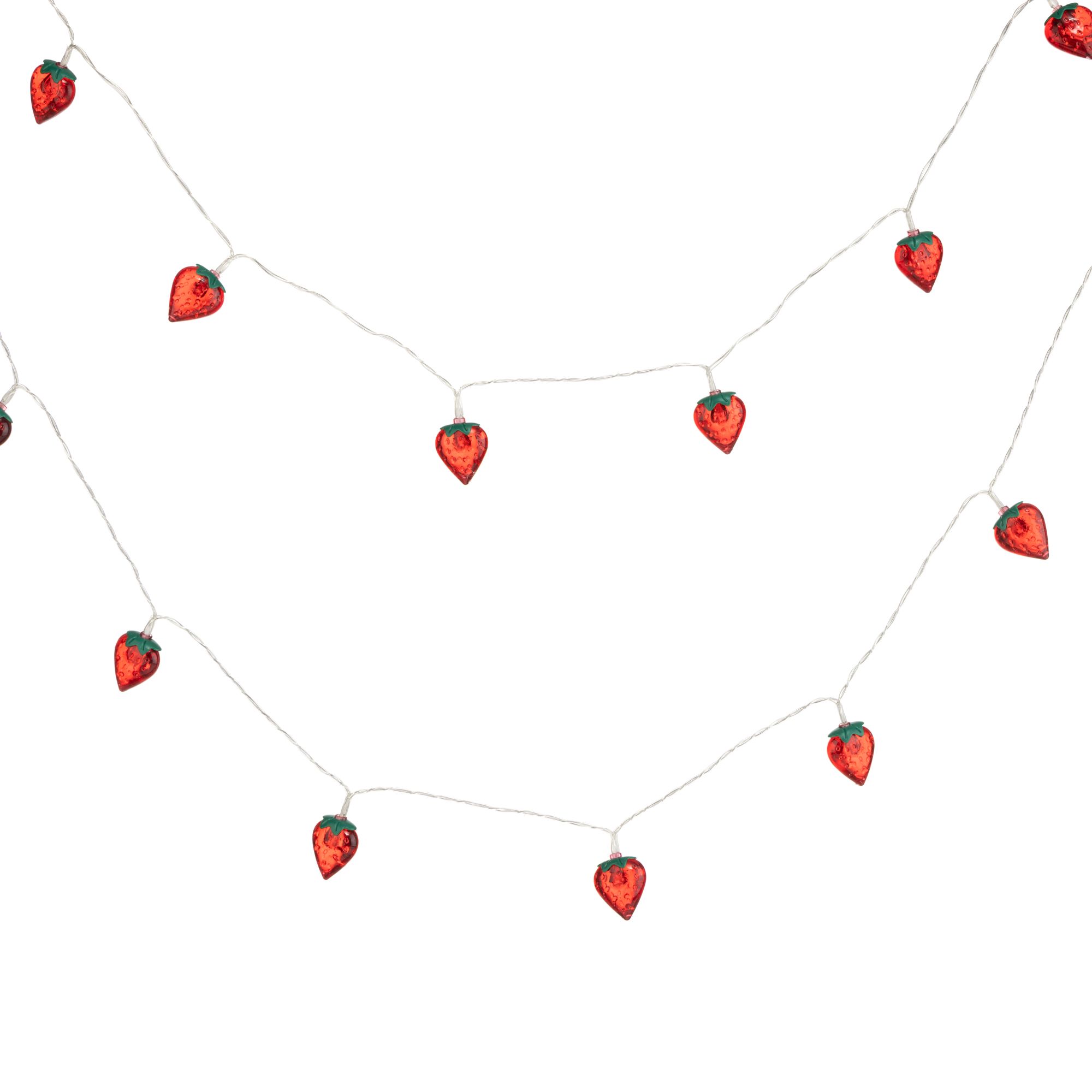 LUMIDA Casa 2 LED-Lichterketten je 30 Lichter, Timer outdoorgeeignet L. 380cm + Zuleitung