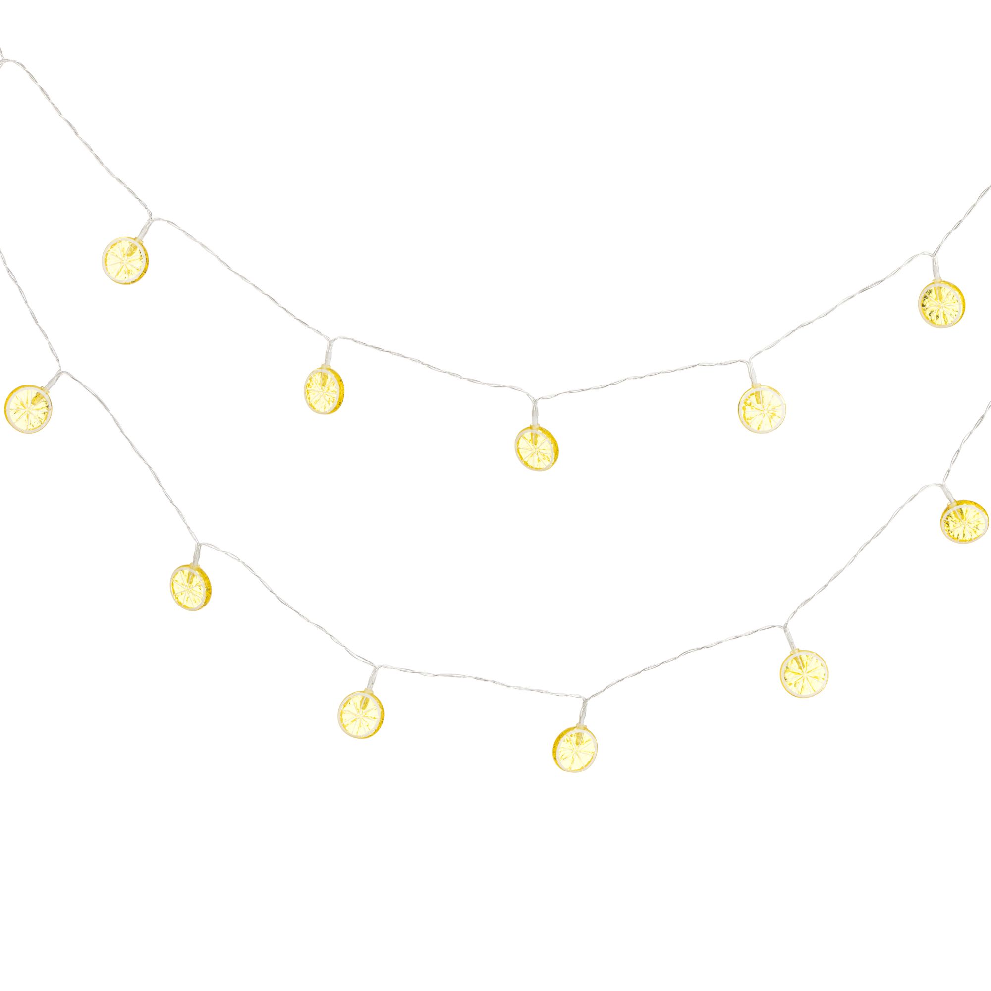 LUMIDA Casa 2 LED-Lichterketten je 30 Lichter, Timer outdoorgeeignet L. 380cm + Zuleitung