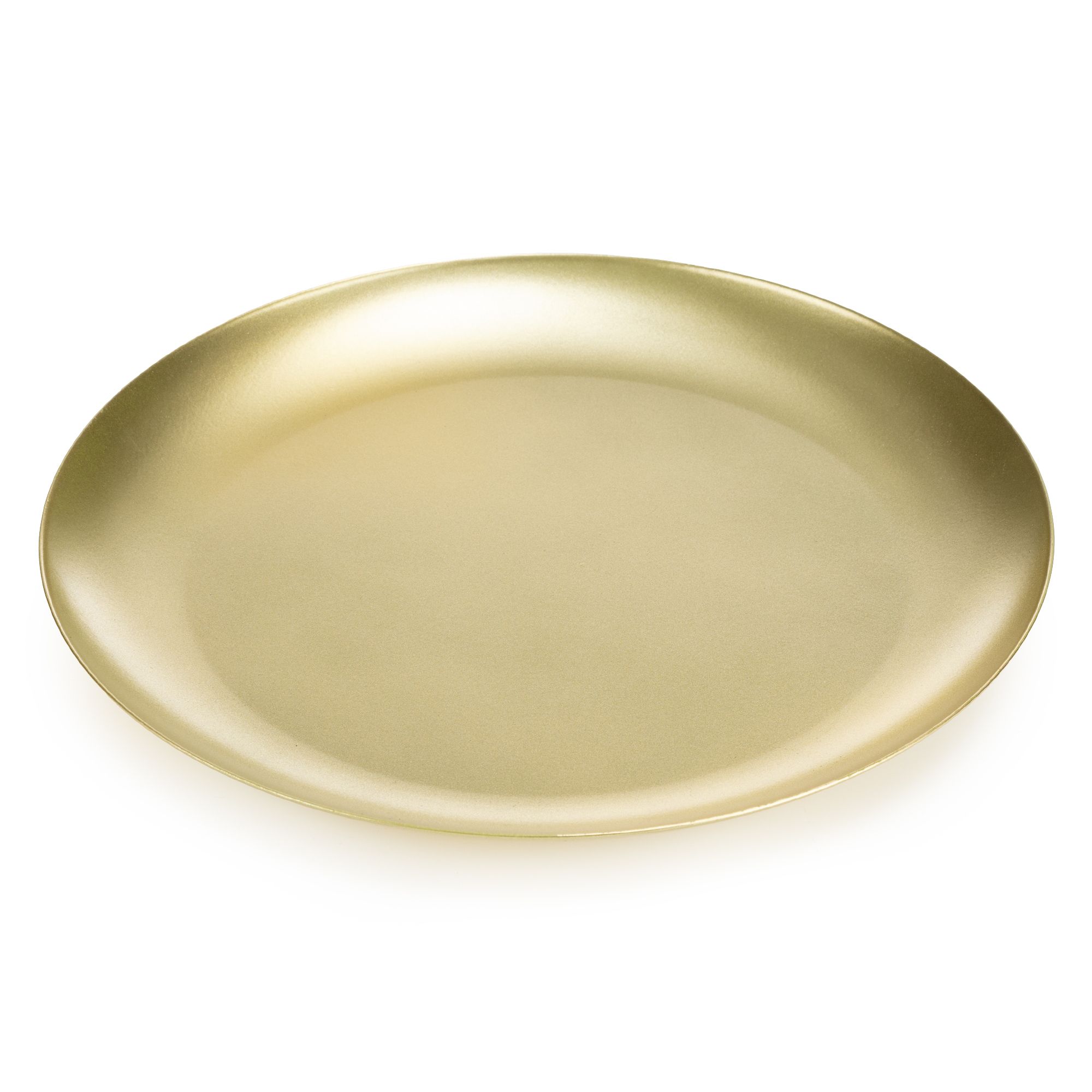 ELAMBIA Dekoteller aus Metall Ø 25,5cm