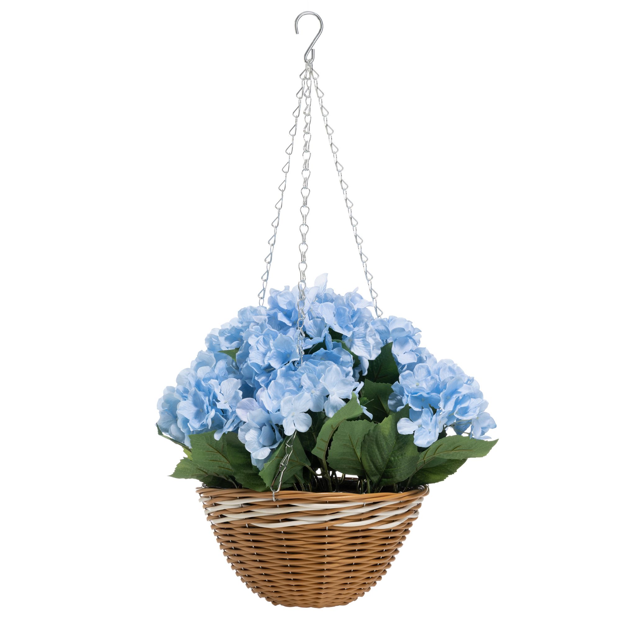 ABELLA Flora künstl. Hängeampel Hortensien outdoorgeeignet Ø 35cm