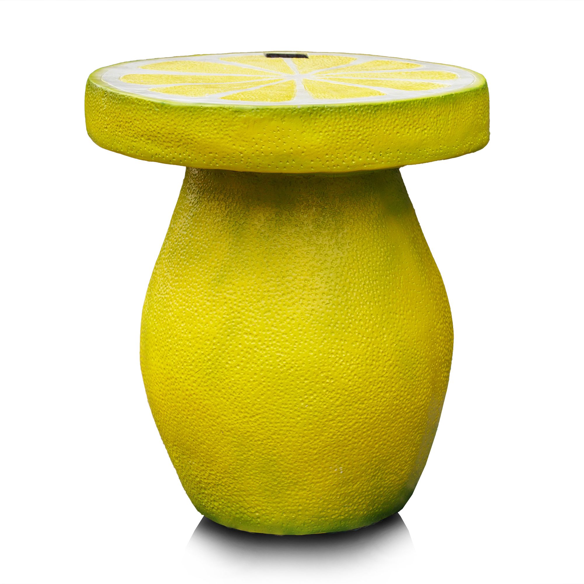 LUMIDA Garden Solar-Beistelltisch Frucht-Design Höhe 43cm, Ø 38,5cm