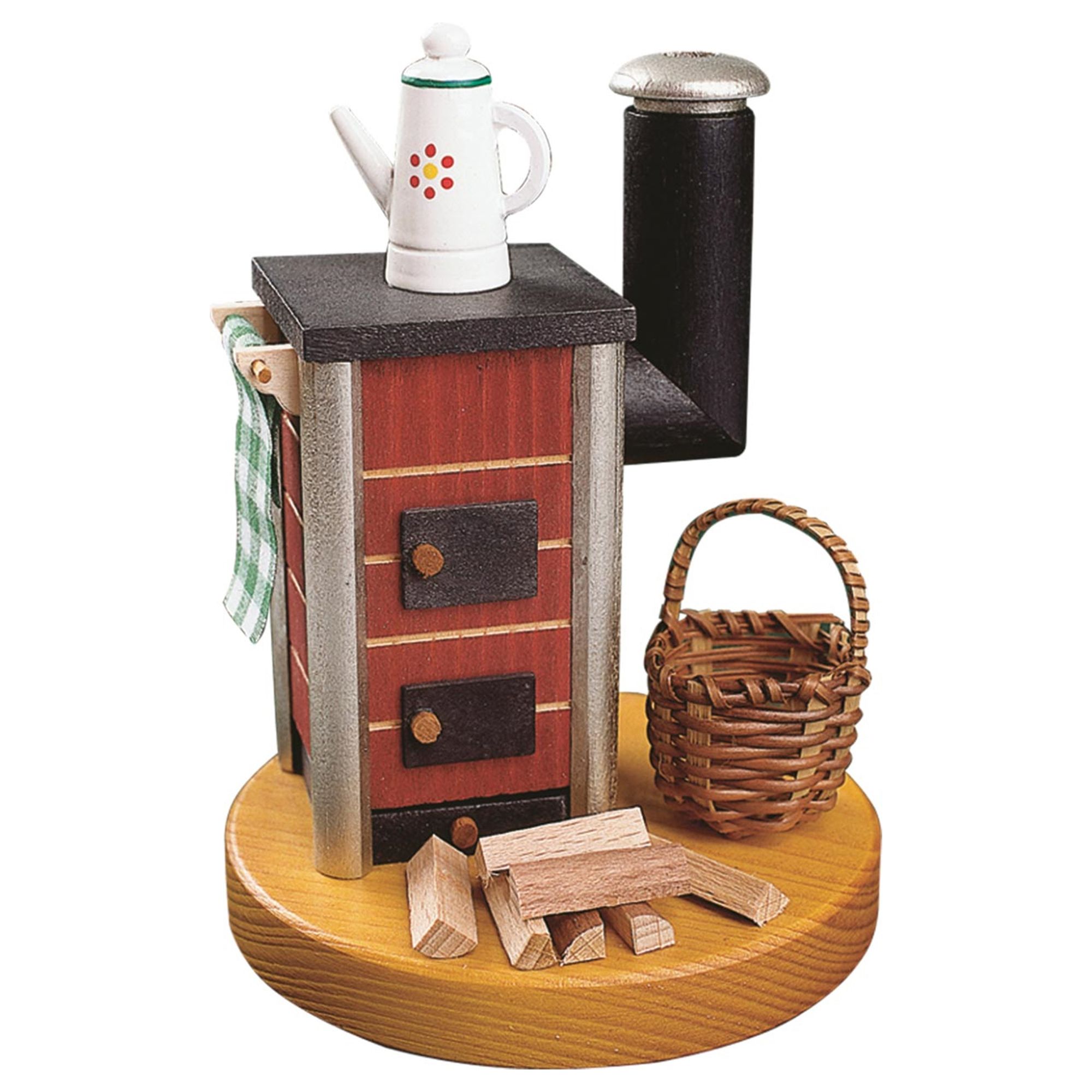 GLÄSSER SEIFFEN Rauchofen inkl. Räucherkerzen Starter-Set Höhe 13/14cm