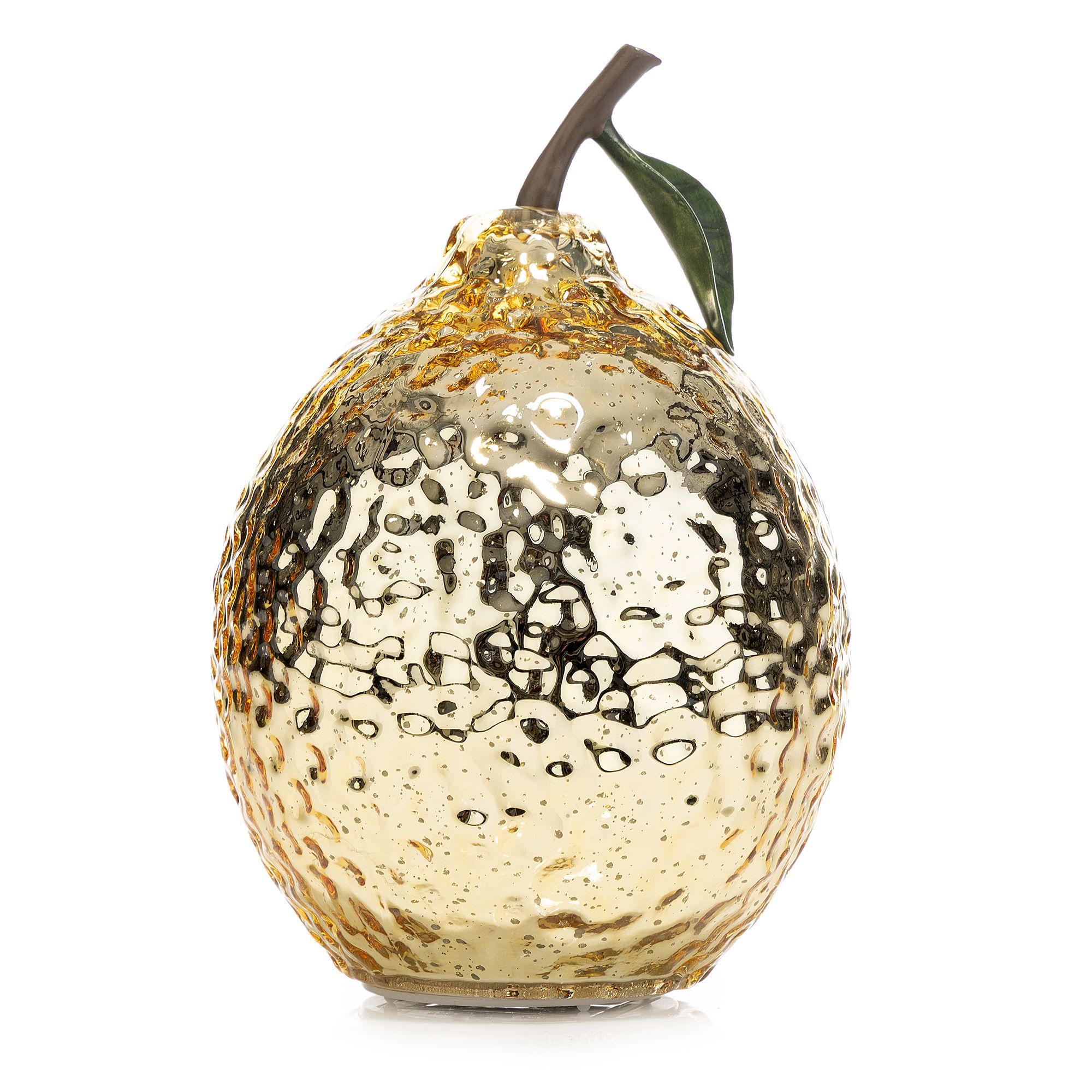 LUMIDA Casa LED-Glasdekoration Frucht Mercury-Design 5h-Timerfunktion Höhe 18cm/19,5cm