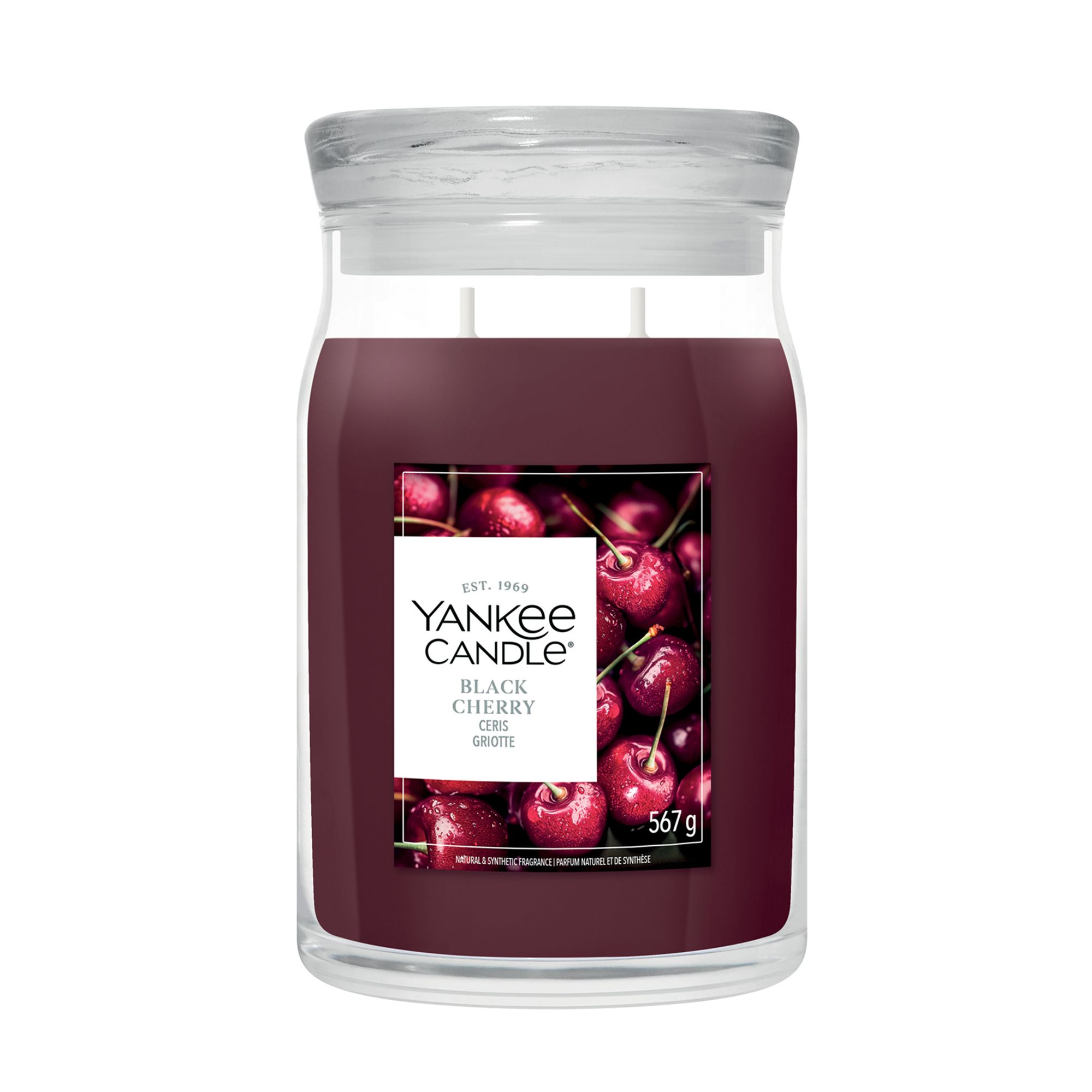 YANKEE CANDLE® Duftkerze Signature Line Large Jar Black Cherry