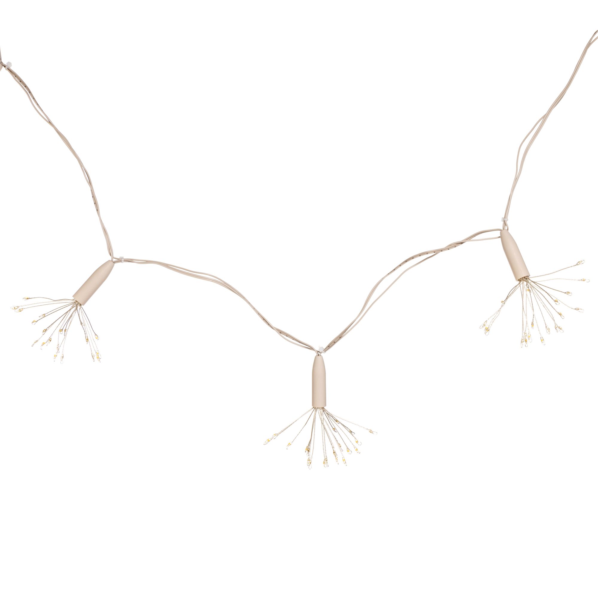 LUMIDA Xmas LED-Lichterkette Feuerwerks-Optik outdoorgeeignet L. 3,8m, 200 LEDs