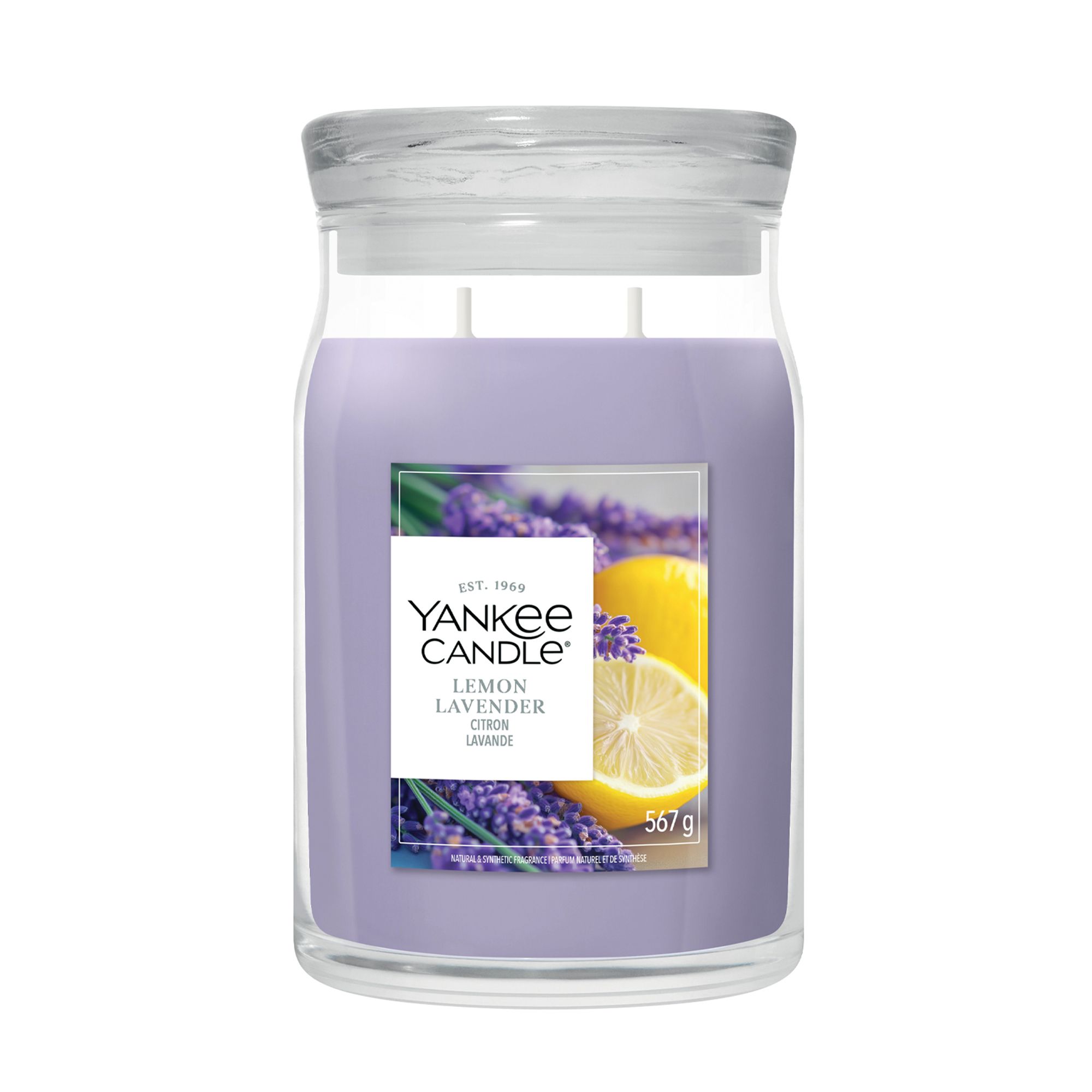 YANKEE CANDLE® Duftkerze Signature Line Large Jar Lemon Lavender