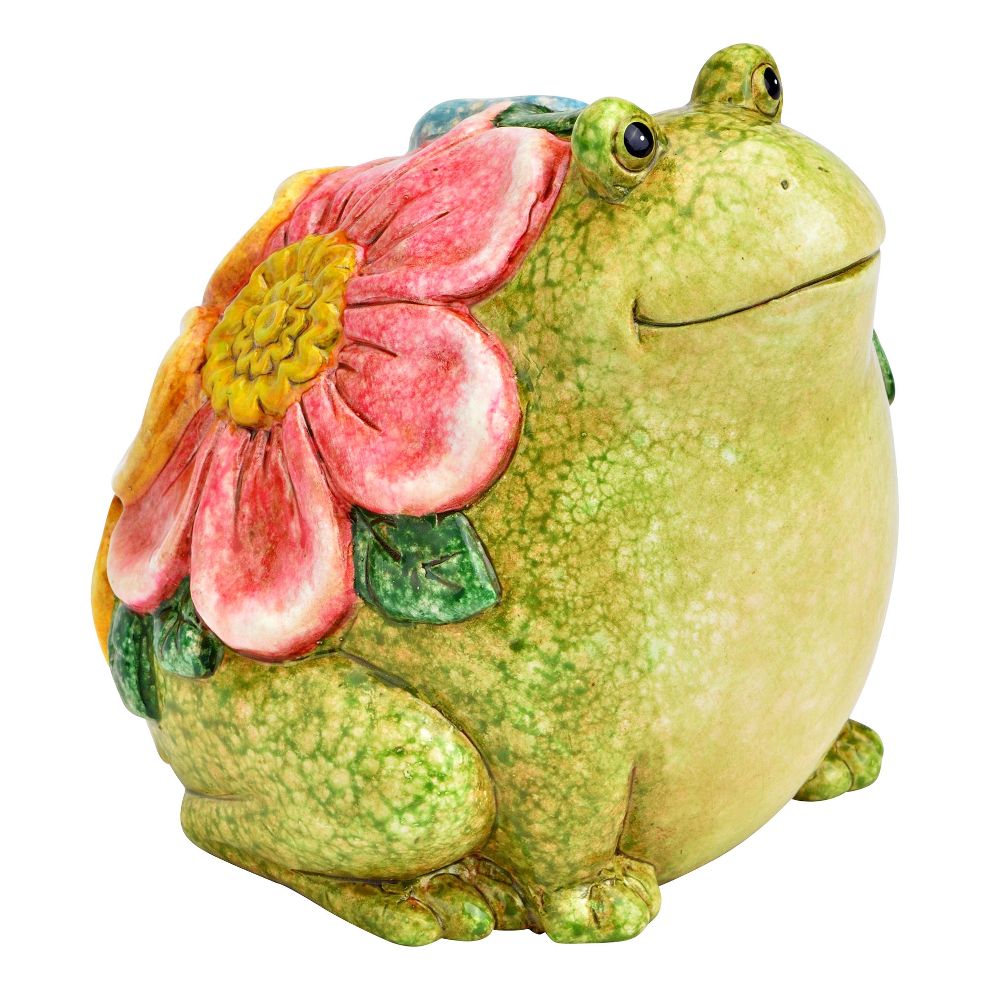 WURM Dekofigur Blumen Dekor aus Keramik Designauswahl