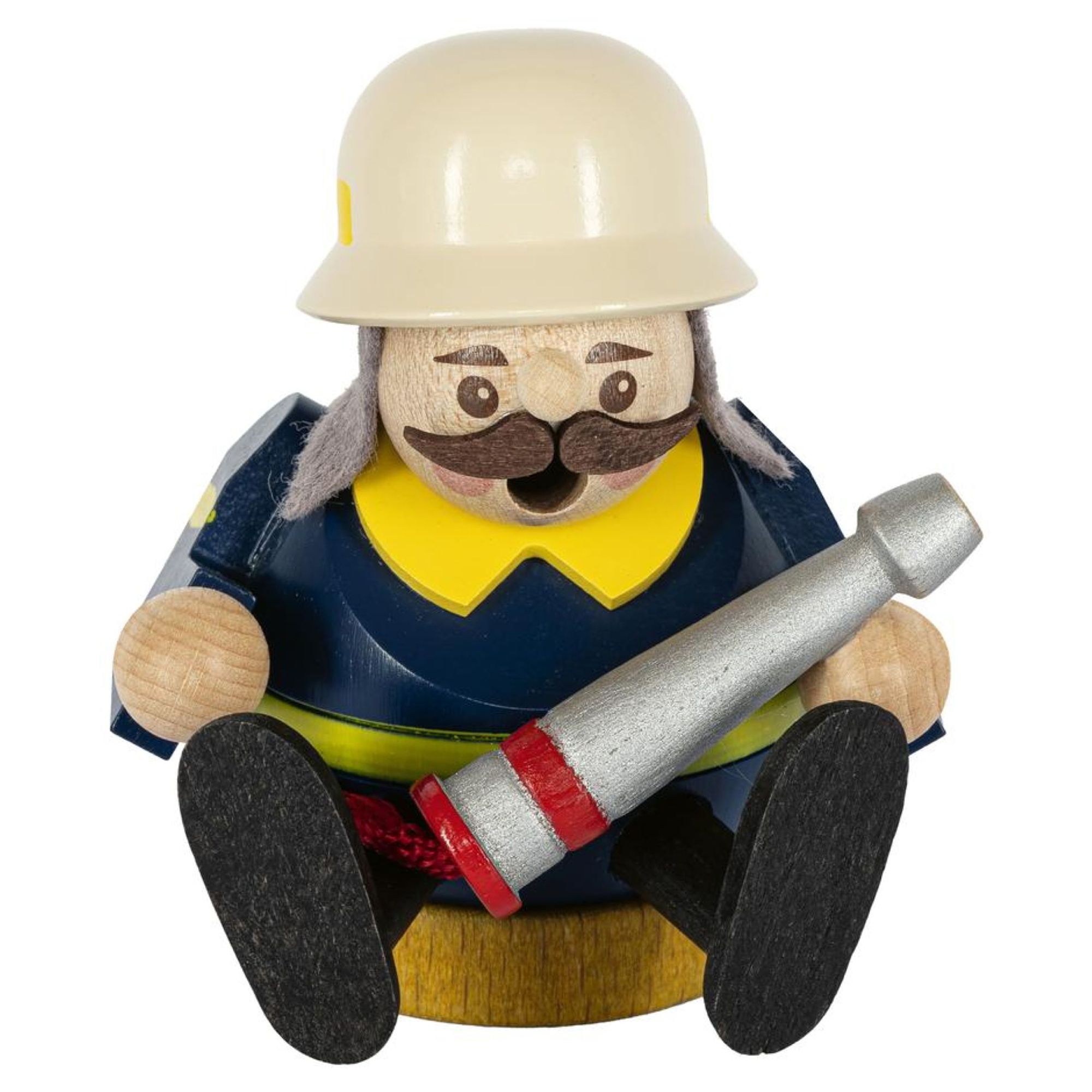 GLÄSSER SEIFFEN Mini-Räuchermännchen Kugelform inkl. Räucherkerzen Höhe 9cm