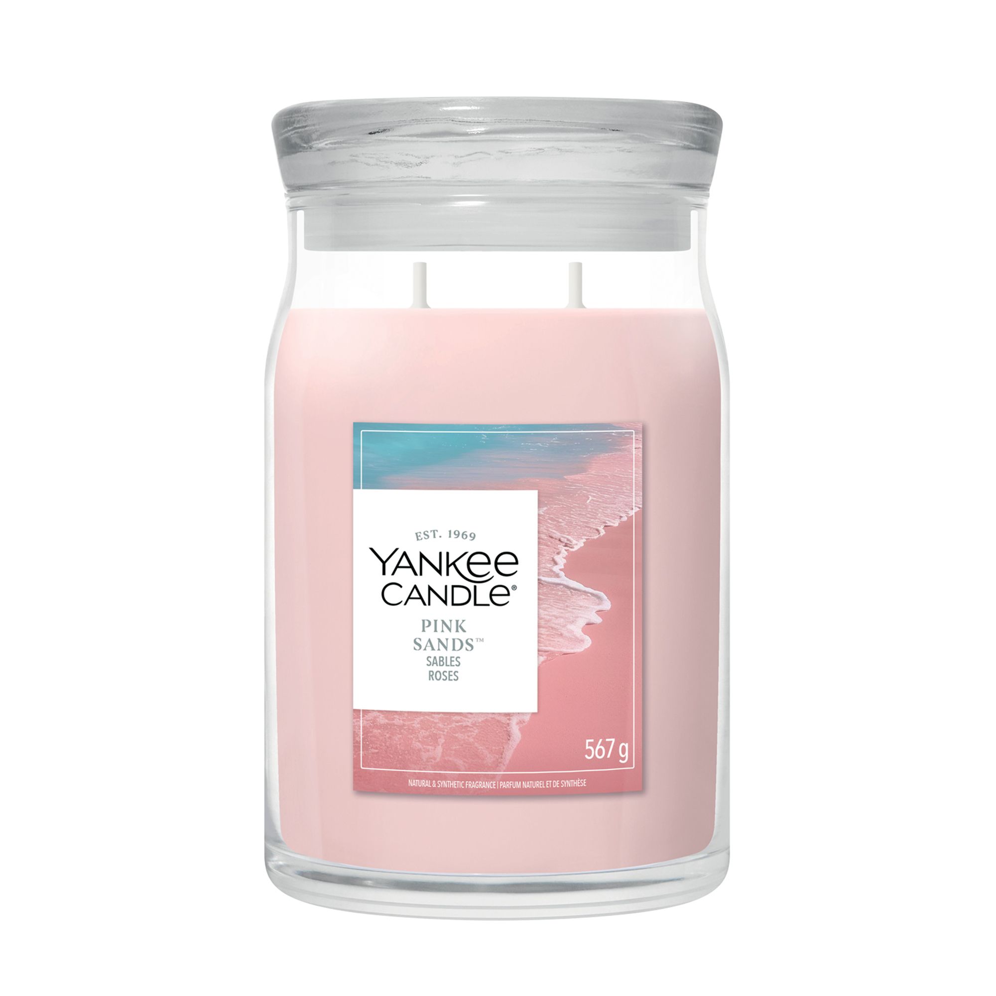 YANKEE CANDLE® Duftkerze Signature Line Large Jar Pink Sands