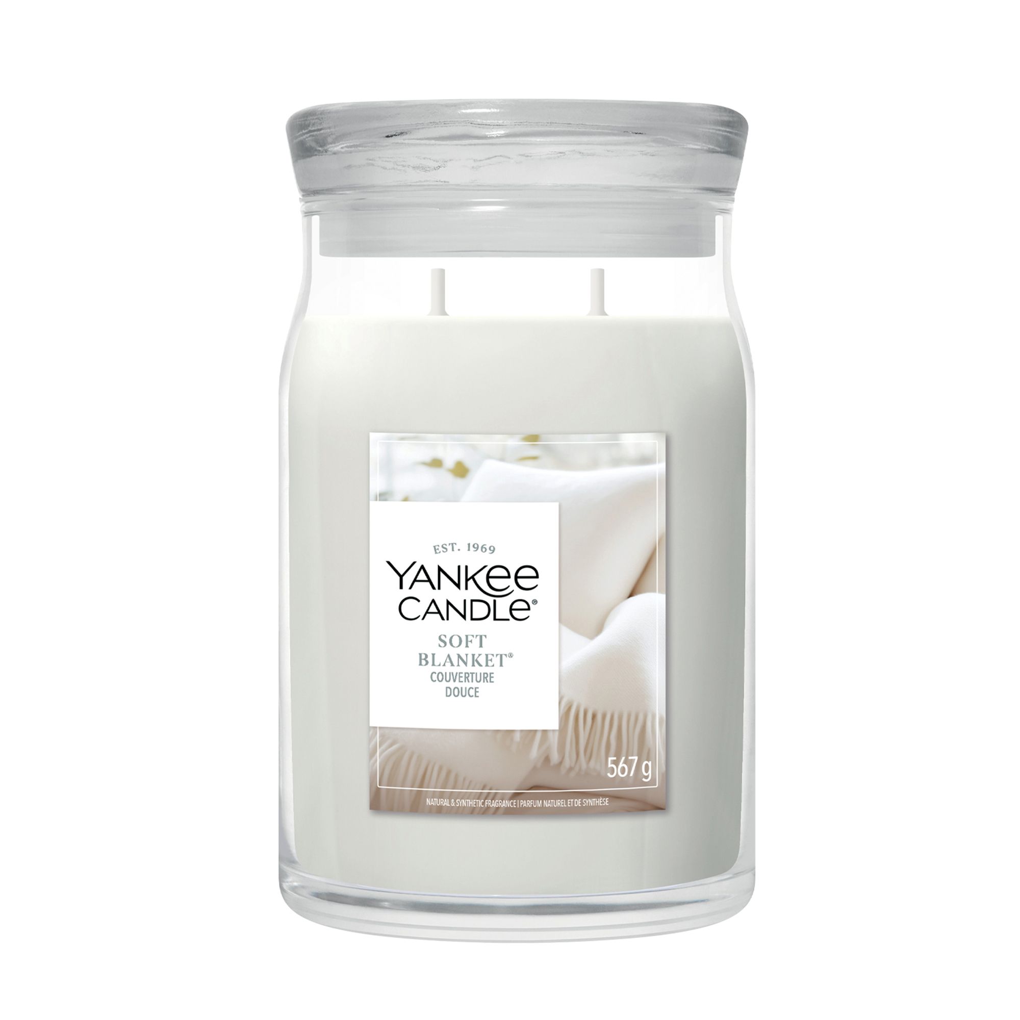 YANKEE CANDLE® Duftkerze Signature Line Large Jar Soft Blanket